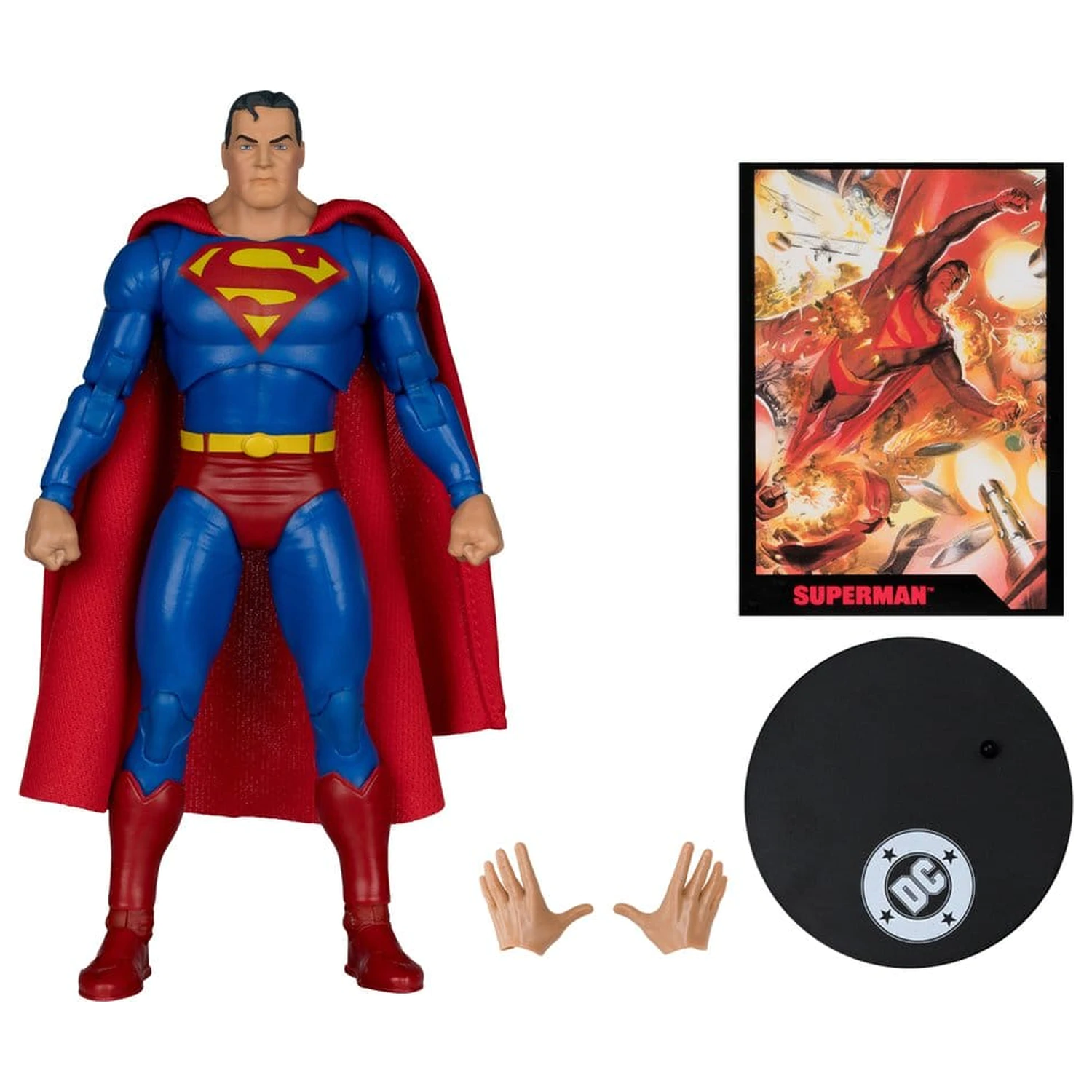 DC Direct Page Punchers Figurina de actiune Superman (Justice #1) (Red Platinum Edition) 19 cm poza produsului