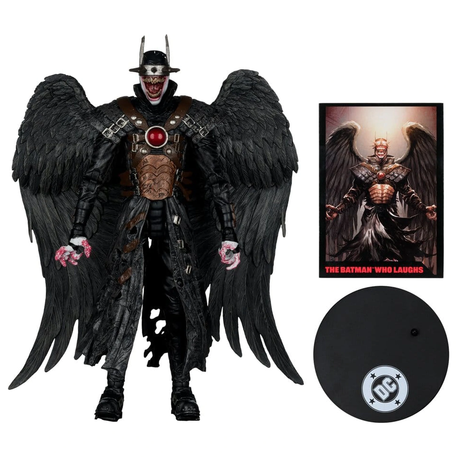 Figurina de actiune DC Direct Page Punchers The Batman Who Laughs (Hawkman #18) 18 cm (Gold Label) poza produsului