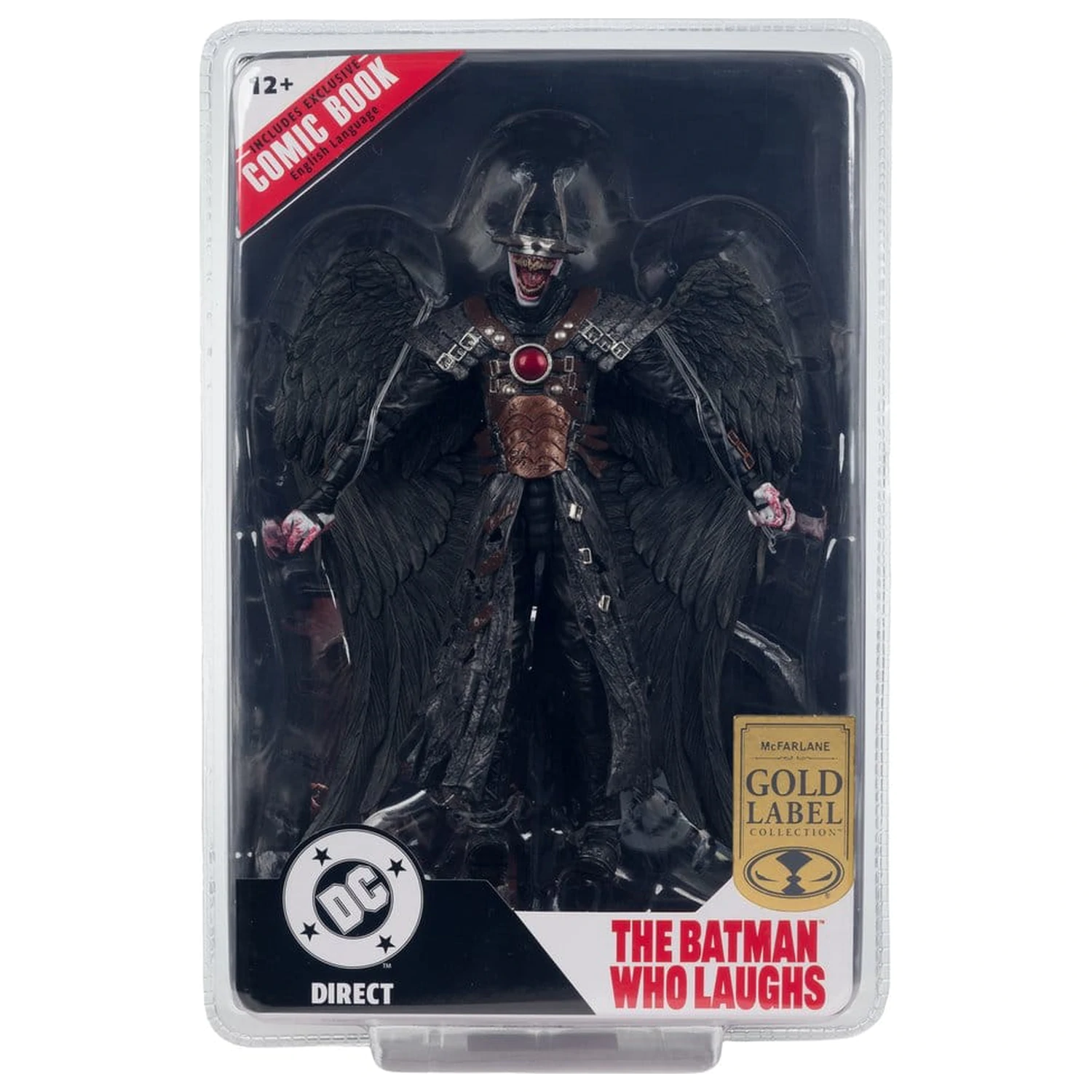 Figurina de actiune DC Direct Page Punchers The Batman Who Laughs (Hawkman #18) 18 cm (Gold Label) poza produsului
