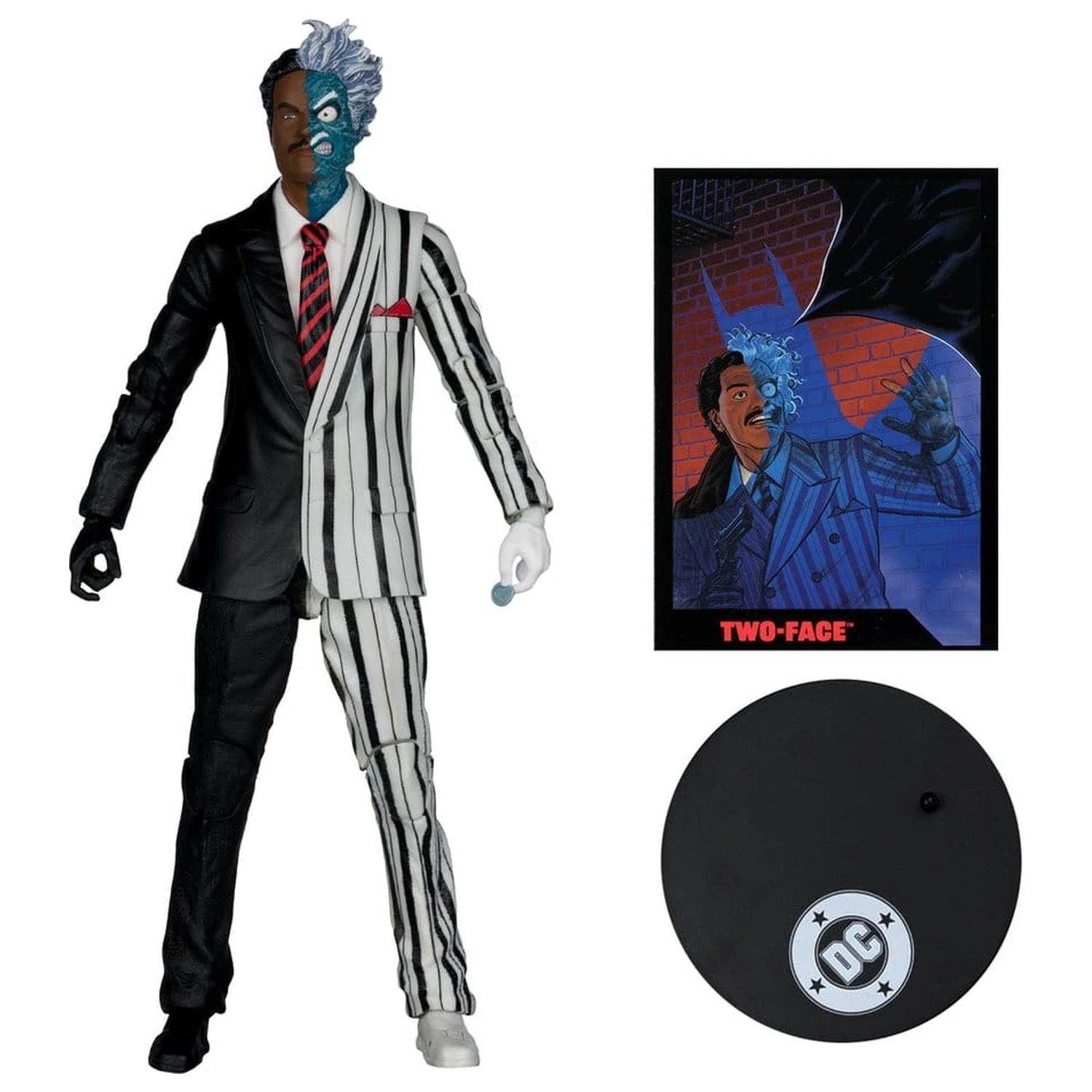 DC Direct Page Punchers figurina de actiune Two-Face (Batman 89) (Red Platinum Edition) 19 cm poza produsului