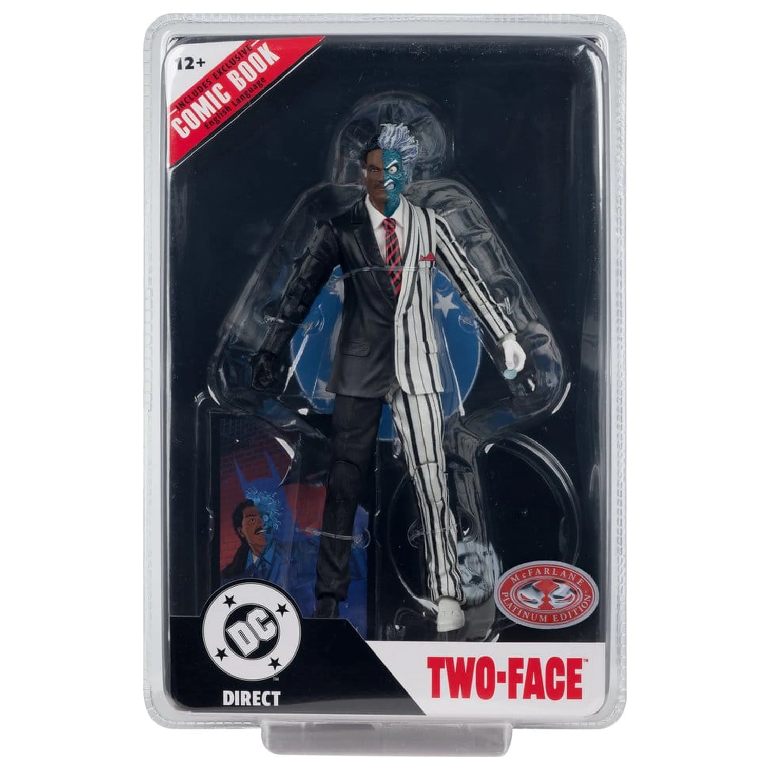 DC Direct Page Punchers figurina de actiune Two-Face (Batman 89) (Red Platinum Edition) 19 cm poza produsului