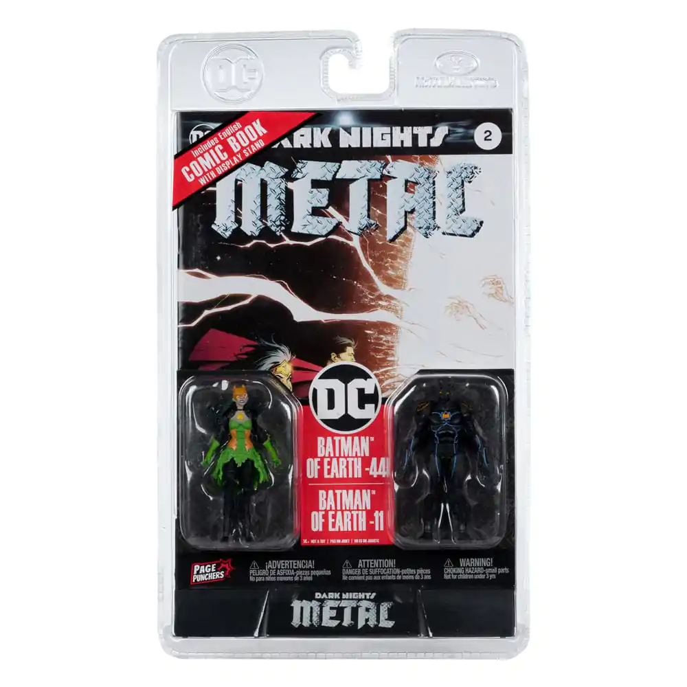 DC Direct Page Punchers Figurină de Acțiune 2-Pack Batman of Earth-44 & Batman of Earth-11 (Dark Nights: Metal) 8 cm poza produsului