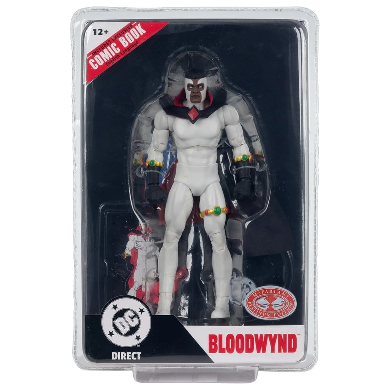 DC Direct Page Punchers figurina de actiune Bloodwynd (Justice League #77) (Red Platinum Edition) 18 cm poza produsului