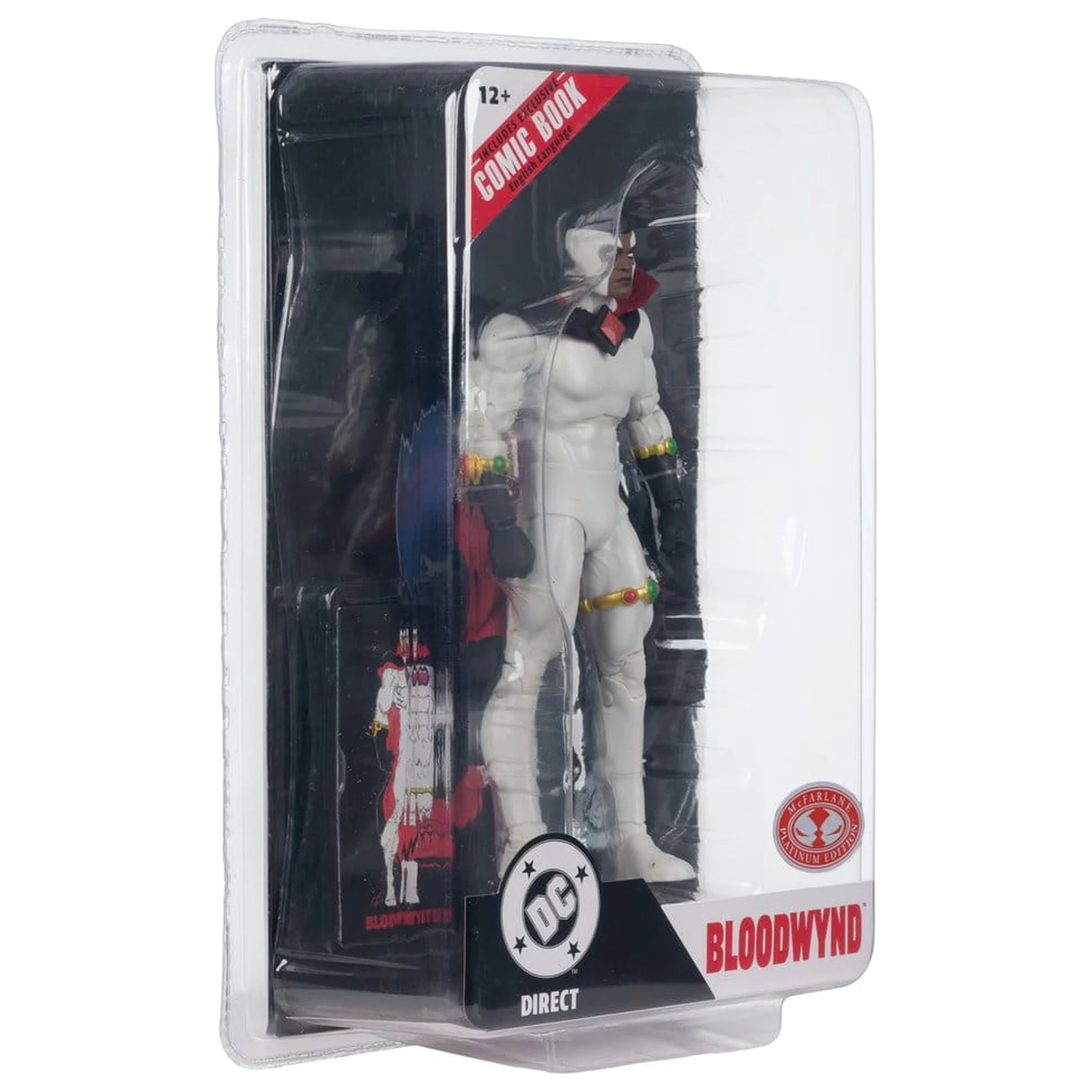 DC Direct Page Punchers figurina de actiune Bloodwynd (Justice League #77) (Red Platinum Edition) 18 cm poza produsului