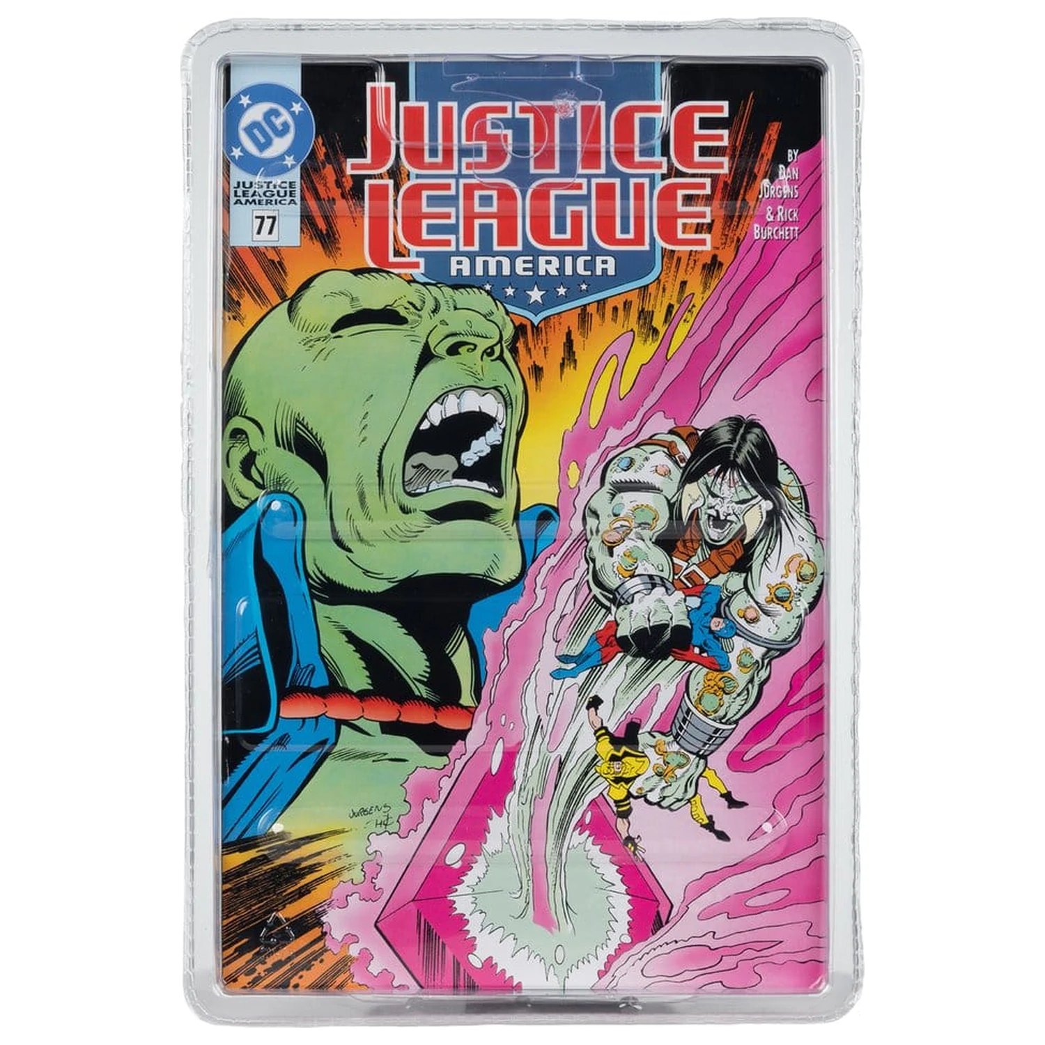 DC Direct Page Punchers figurina de actiune Bloodwynd (Justice League #77) (Red Platinum Edition) 18 cm poza produsului