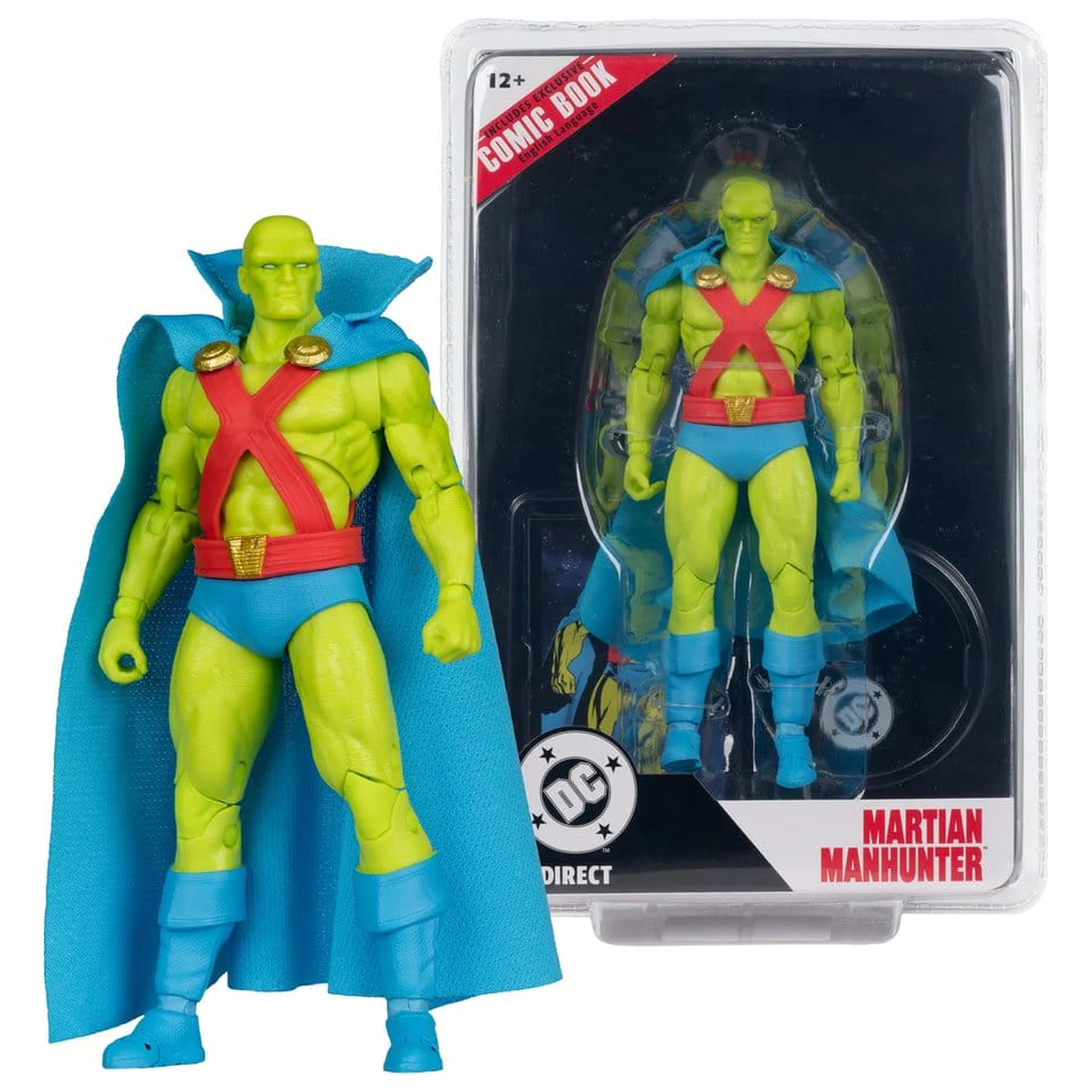 DC Direct Page Punchers Action Figure Martian Manhunter (Justice League #77) 18 cm poza produsului