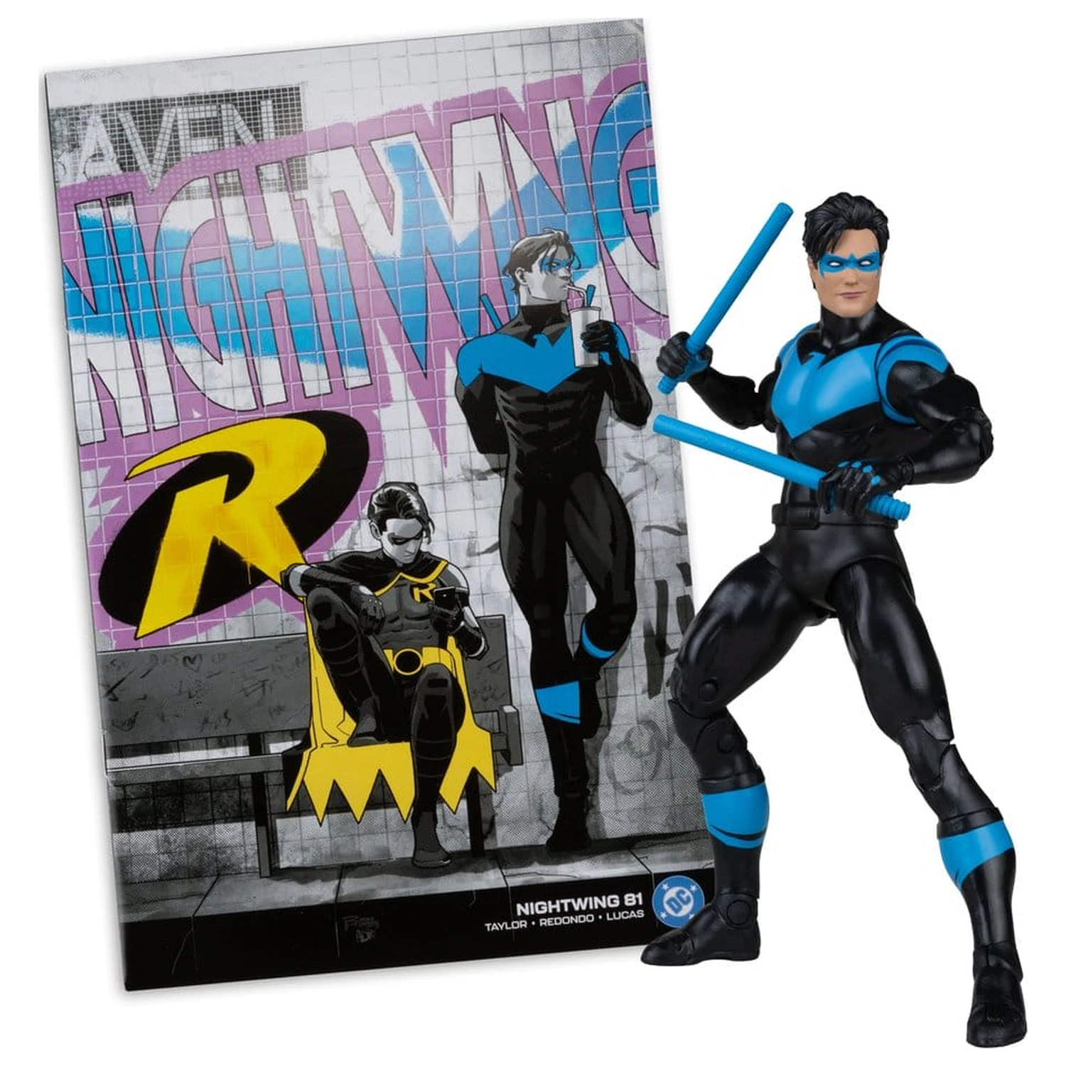 DC Direct Page Punchers Figura de actiune Nightwing (Nightwing #81) 18 cm poza produsului