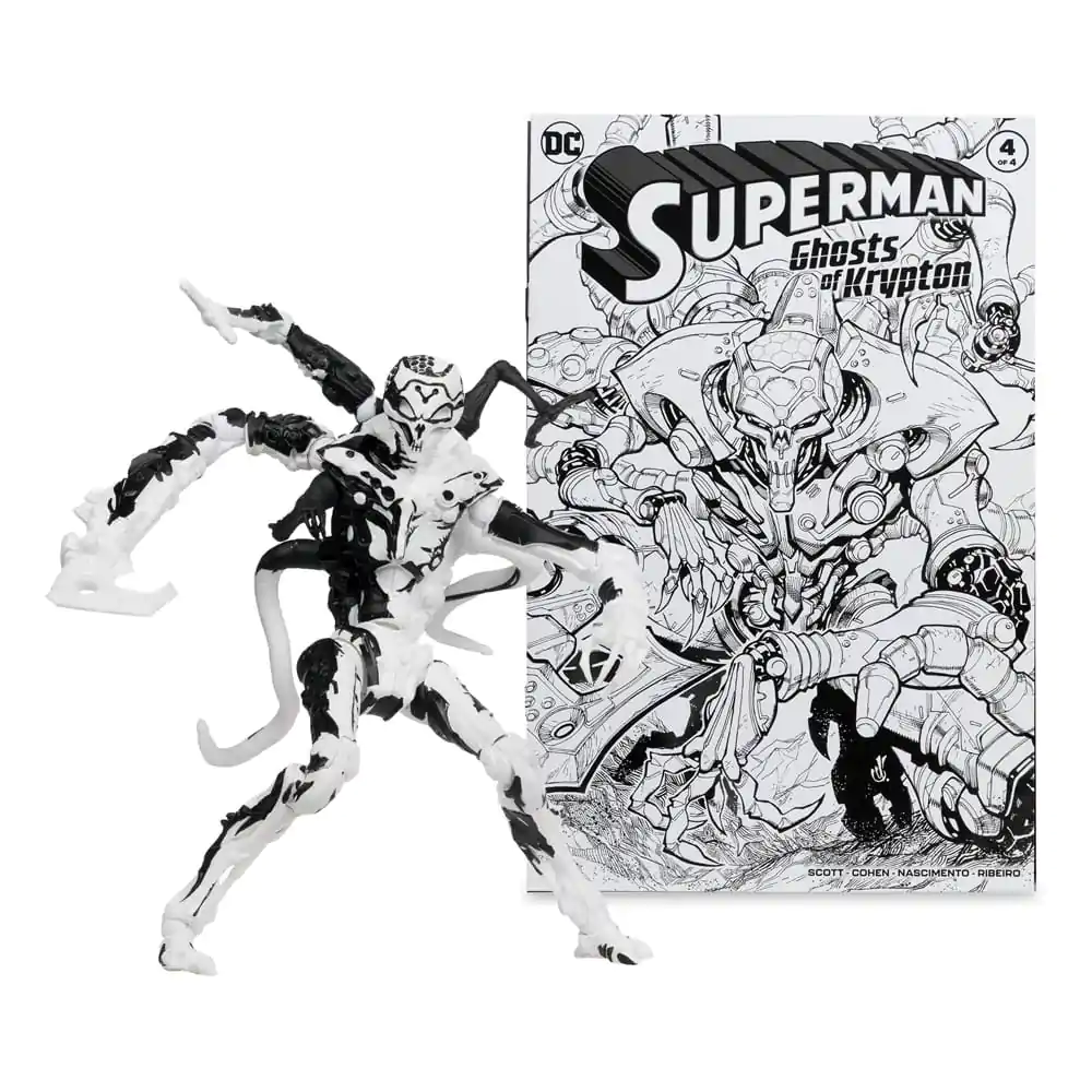 DC Direct Figurine de Acțiune Page Punchers & Pachet Bandă Desenată de 4 Superman Seria (Sketch Edition) (Gold Label) 18 cm poza produsului