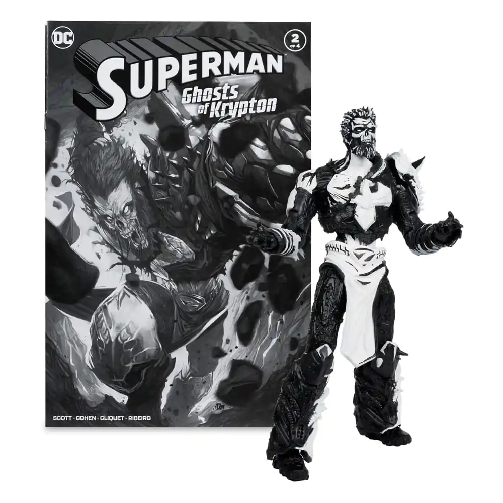 DC Direct Figurine de Acțiune Page Punchers & Pachet Bandă Desenată de 4 Superman Seria (Sketch Edition) (Gold Label) 18 cm poza produsului