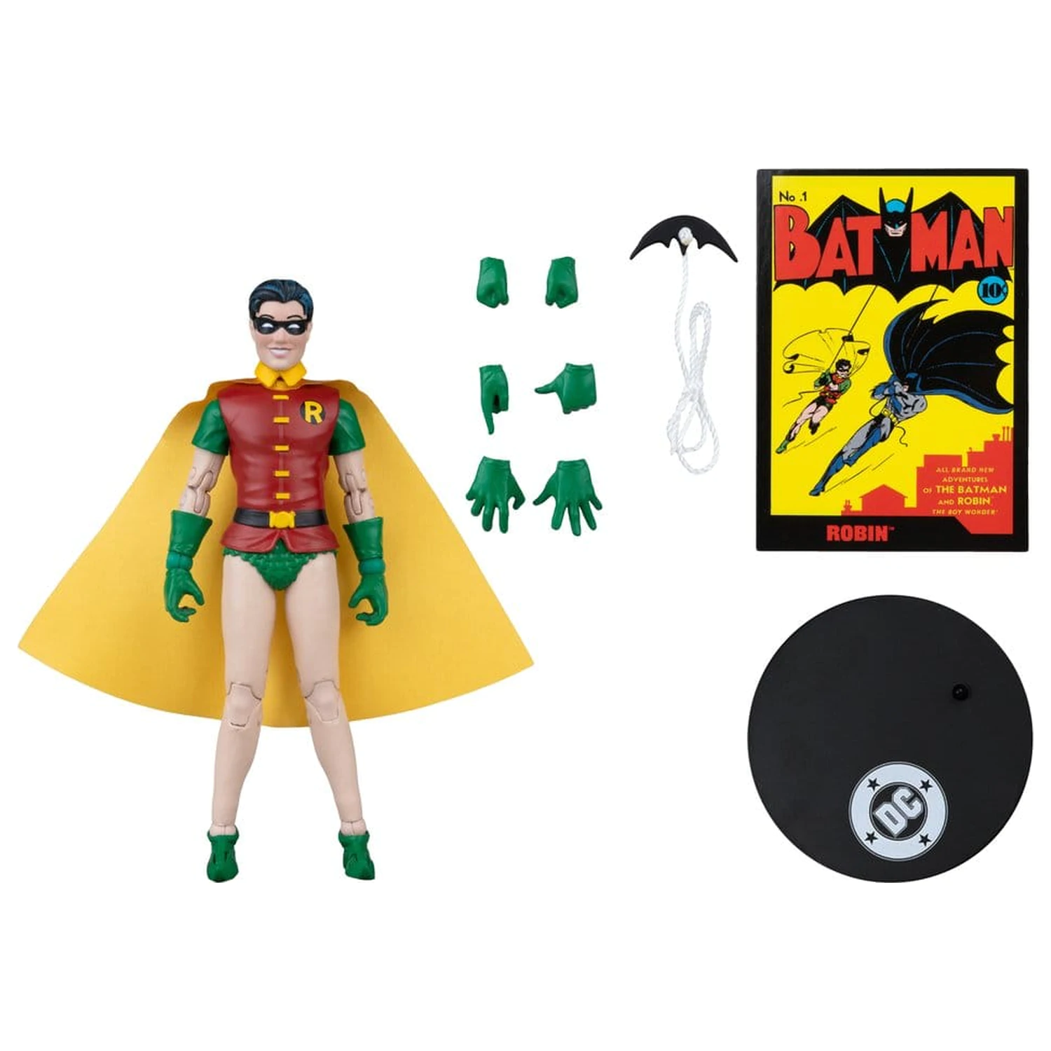 DC Direct Figurină de acțiune Page Punchers Robin Dick Grayson (Batman #1) (Red Platinum Edition) 14 cm poza produsului