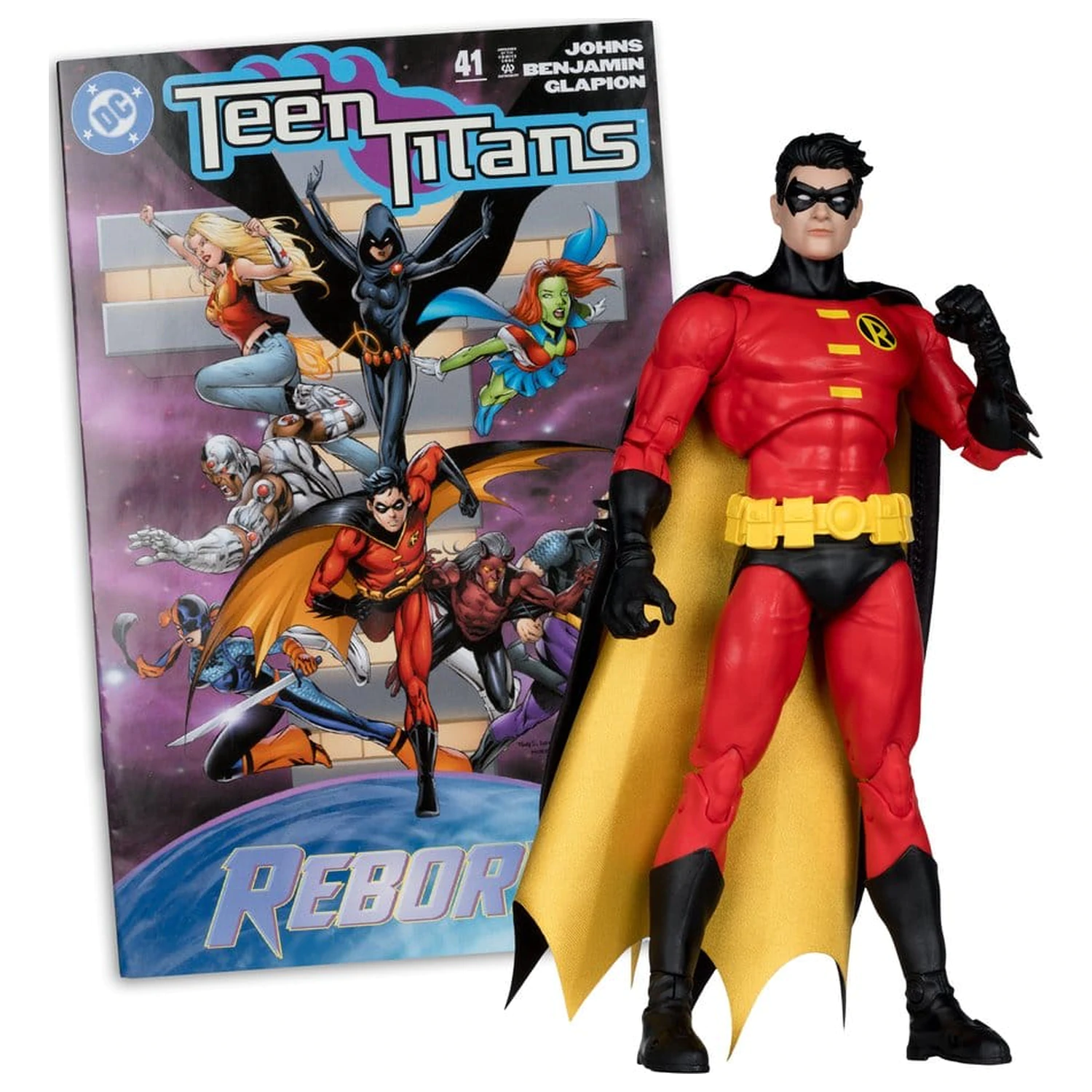 DC Direct Page Punchers Figurina de actiune Robin (Teen Titans #41) 18 cm poza produsului