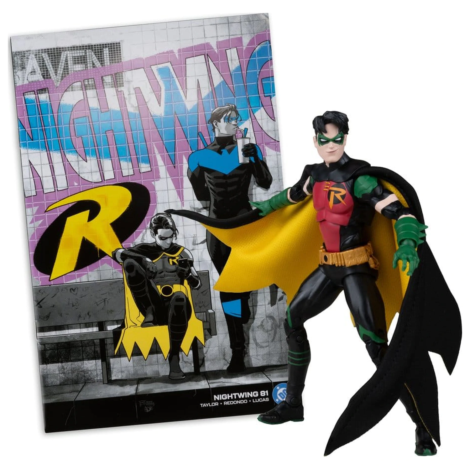 DC Direct Page Punchers Figurina de actiune Robin Tim Drake (Nightwing #81) (Red Platinum Edition) 18 cm poza produsului
