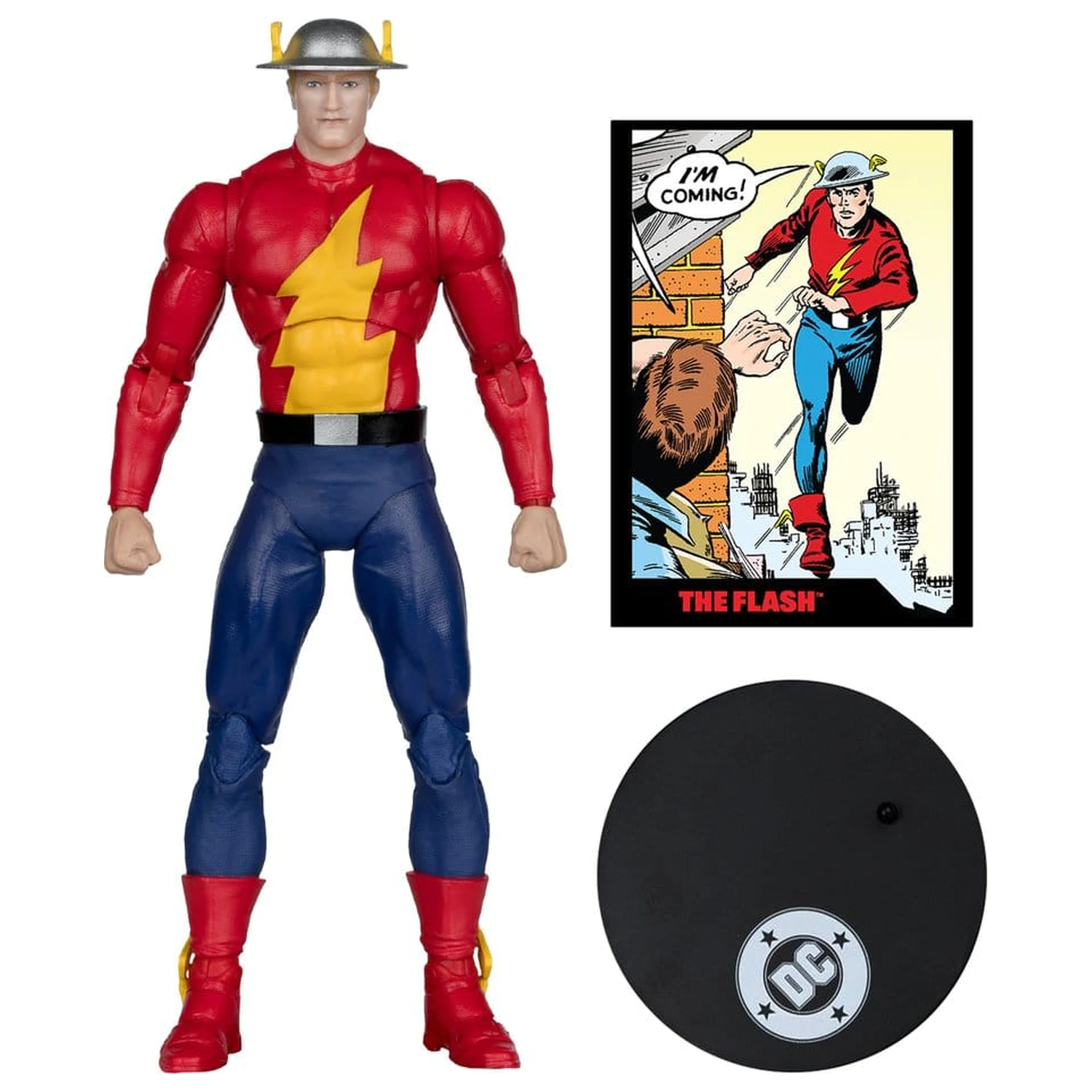DC Direct Page Punchers Figurina de acțiune The Flash Jay Garrick (The Flash #123) (Red Platinum Edition) 18 cm poza produsului