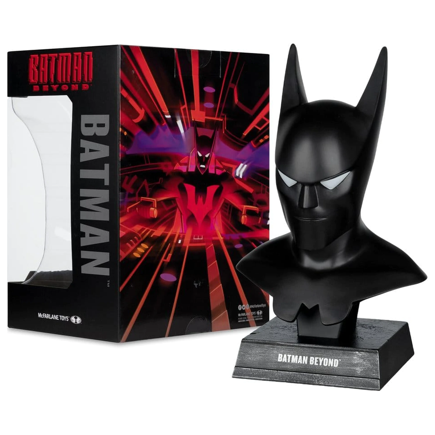 DC Direct Prop Replica 1/3 Batman Cowl (Batman Beyond Animated) 18 cm poza produsului
