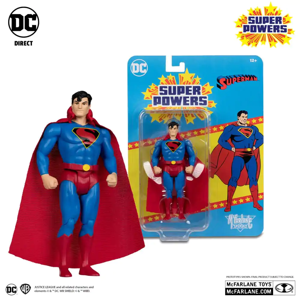 Figurină de acțiune DC Direct Super Powers Superman (Variantă Fleischer) 13 cm poza produsului