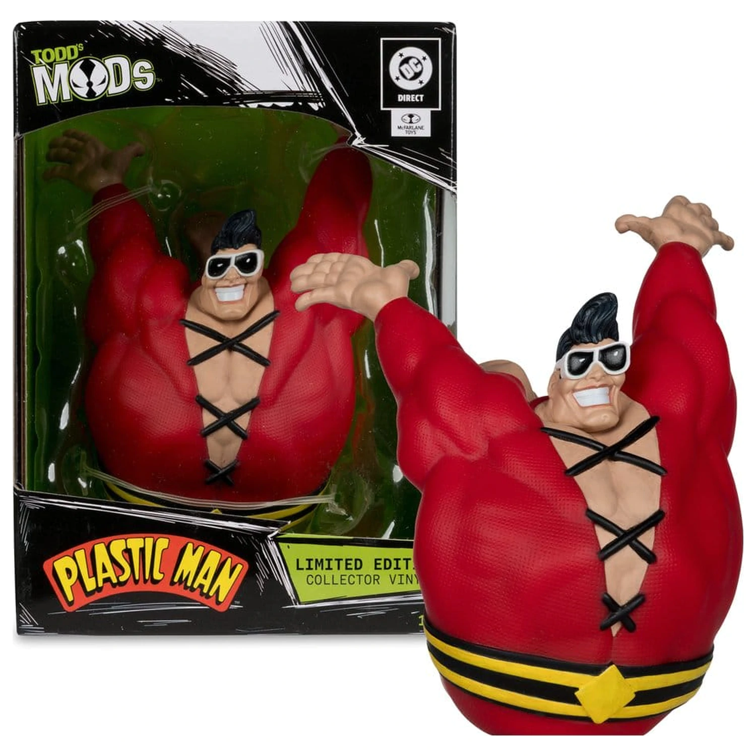 DC Direct Todd's Mods figurina de vinil Plastic Man 10 cm (Editie limitata) poza produsului