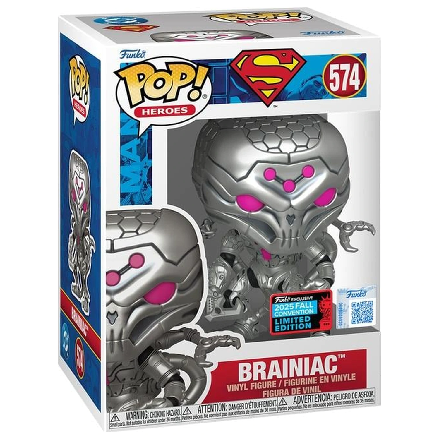 DC Funko POP figurina Brainiac (Metalica) poza produsului