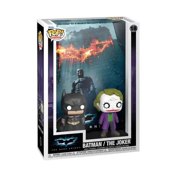 DC POP! Poster Film & Figurina The Dark Knight 9 cm poza produsului