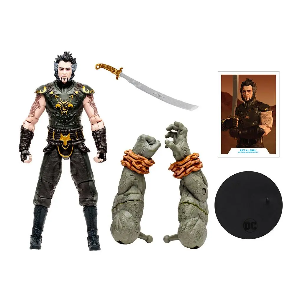 DC Gaming Build A Action Figure Ra's Al Ghul (Arkham City) 18 cm poza produsului
