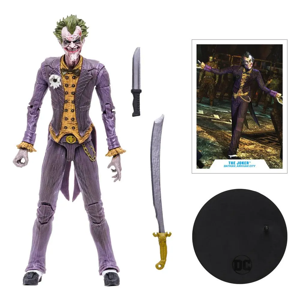 Figurina de actiune DC Gaming The Joker (Batman: Arkham City) 18 cm poza produsului