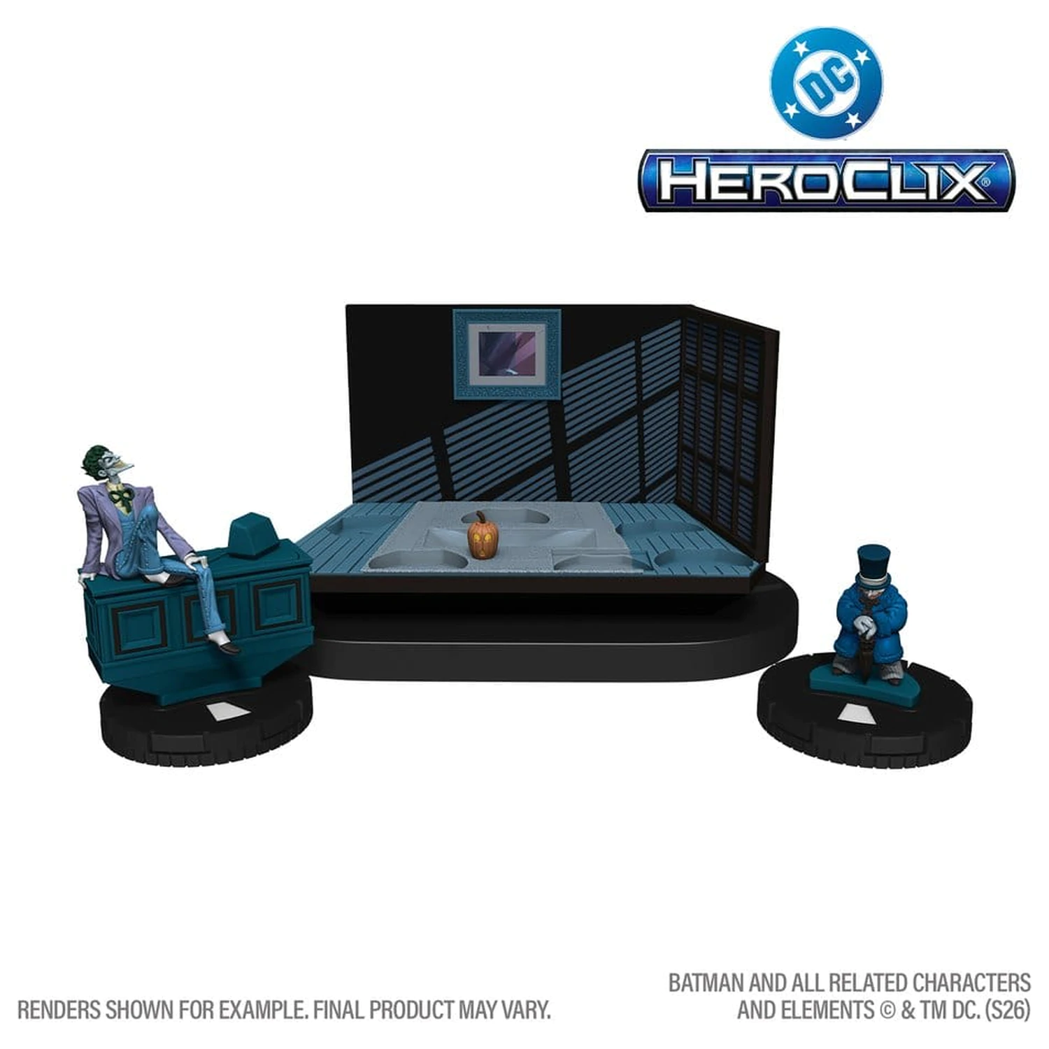 DC HeroClix SwitchClix Minifigures with Base The Long Halloween Team Base 23 cm poza produsului