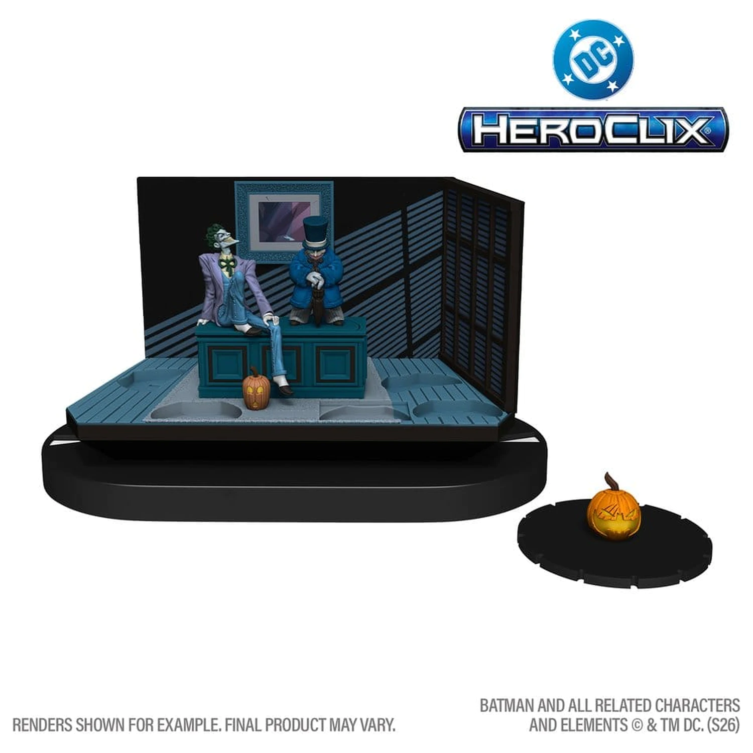 DC HeroClix SwitchClix Minifigures with Base The Long Halloween Team Base 23 cm poza produsului