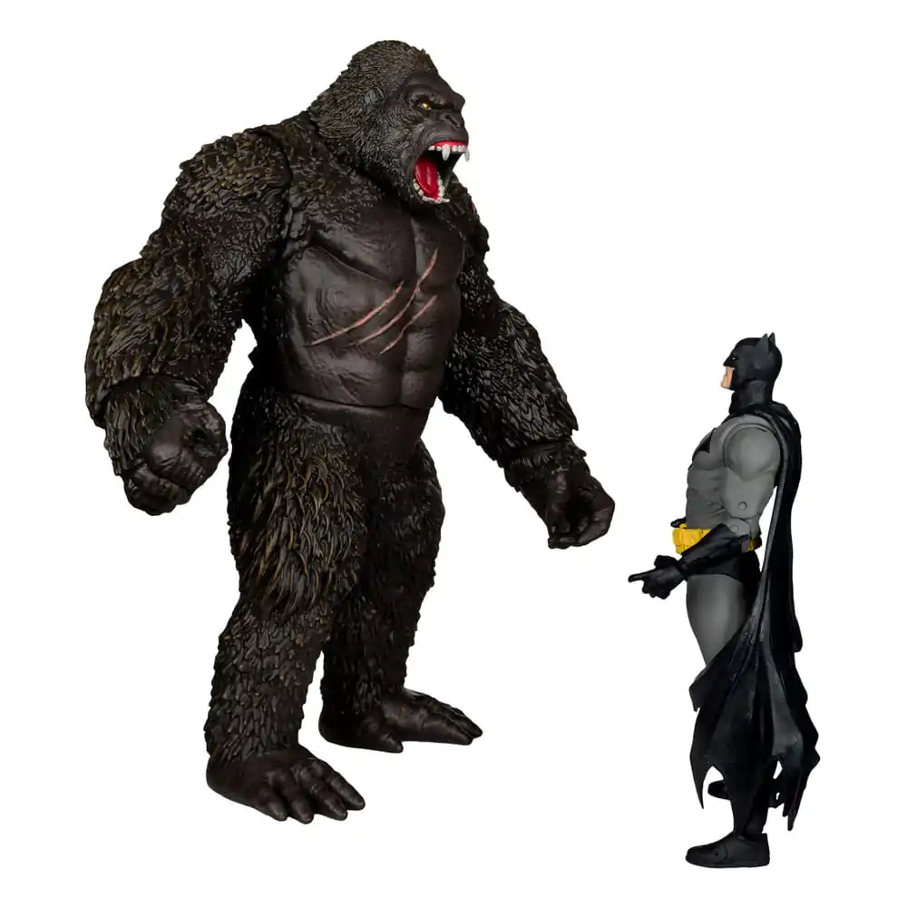 Figurine de acțiune DC Justice League Monsterverse DC Multiverse Pachet de 2 Batman & Kong 29 cm poza produsului