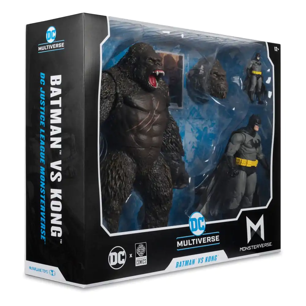 Figurine de acțiune DC Justice League Monsterverse DC Multiverse Pachet de 2 Batman & Kong 29 cm poza produsului