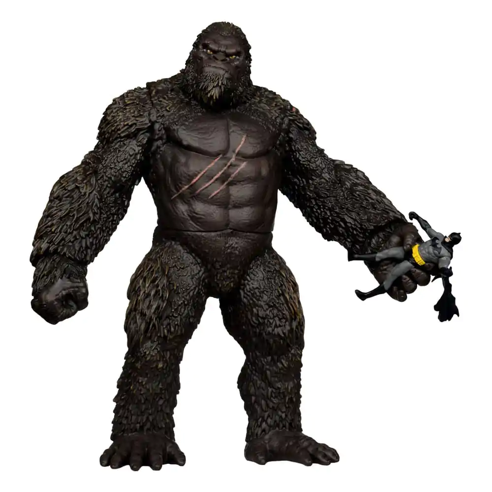 Figurine de acțiune DC Justice League Monsterverse DC Multiverse Pachet de 2 Batman & Kong 29 cm poza produsului