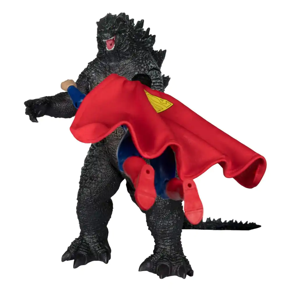 Figurine de acțiune DC Justice League Monsterverse DC Multiverse 2-Pack Superman Vs. Godzilla 30 cm poza produsului