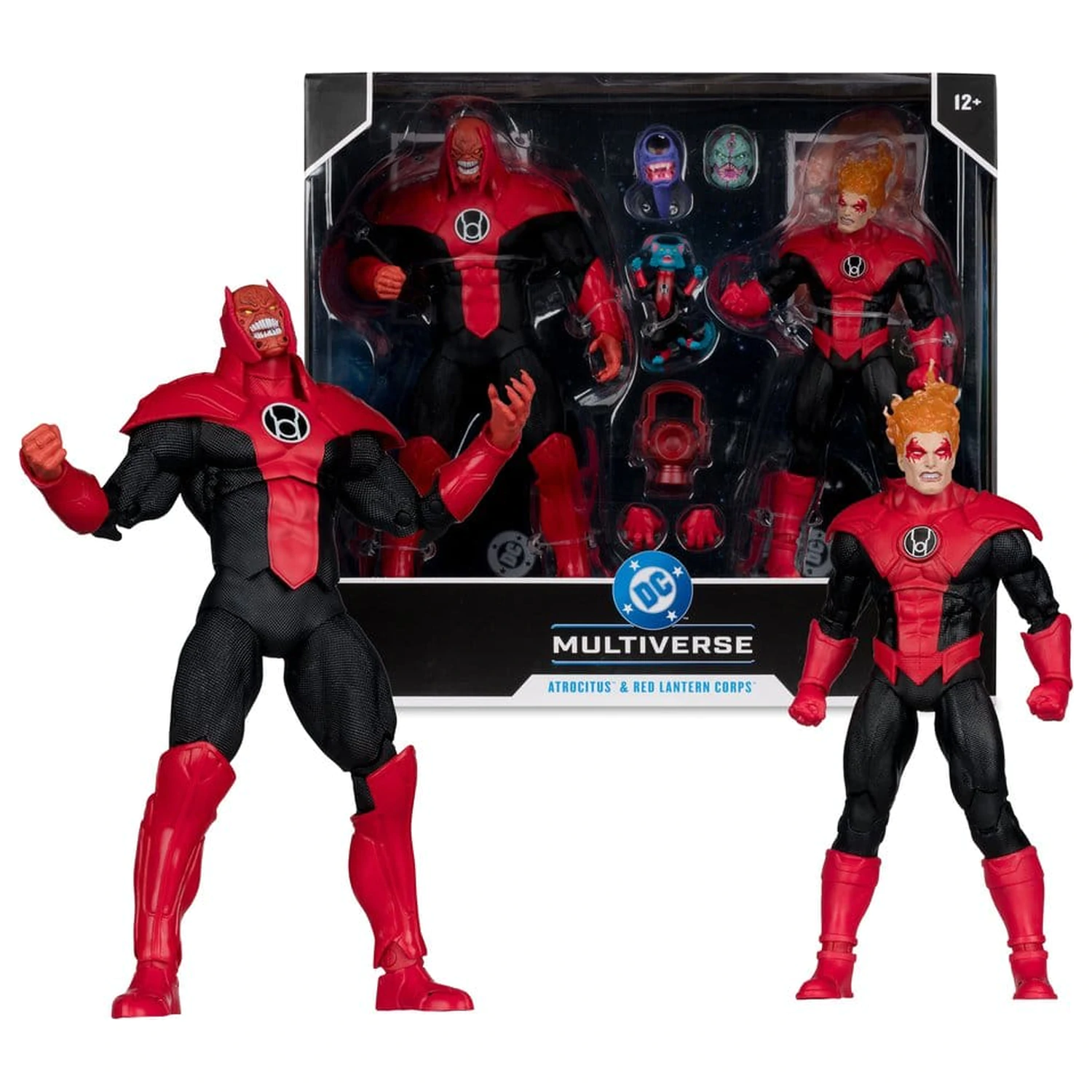 DC Multiverse Action Figures 2-Pack Atrocitus and Red Lantern Corps (Green Lantern) 18 cm poza produsului