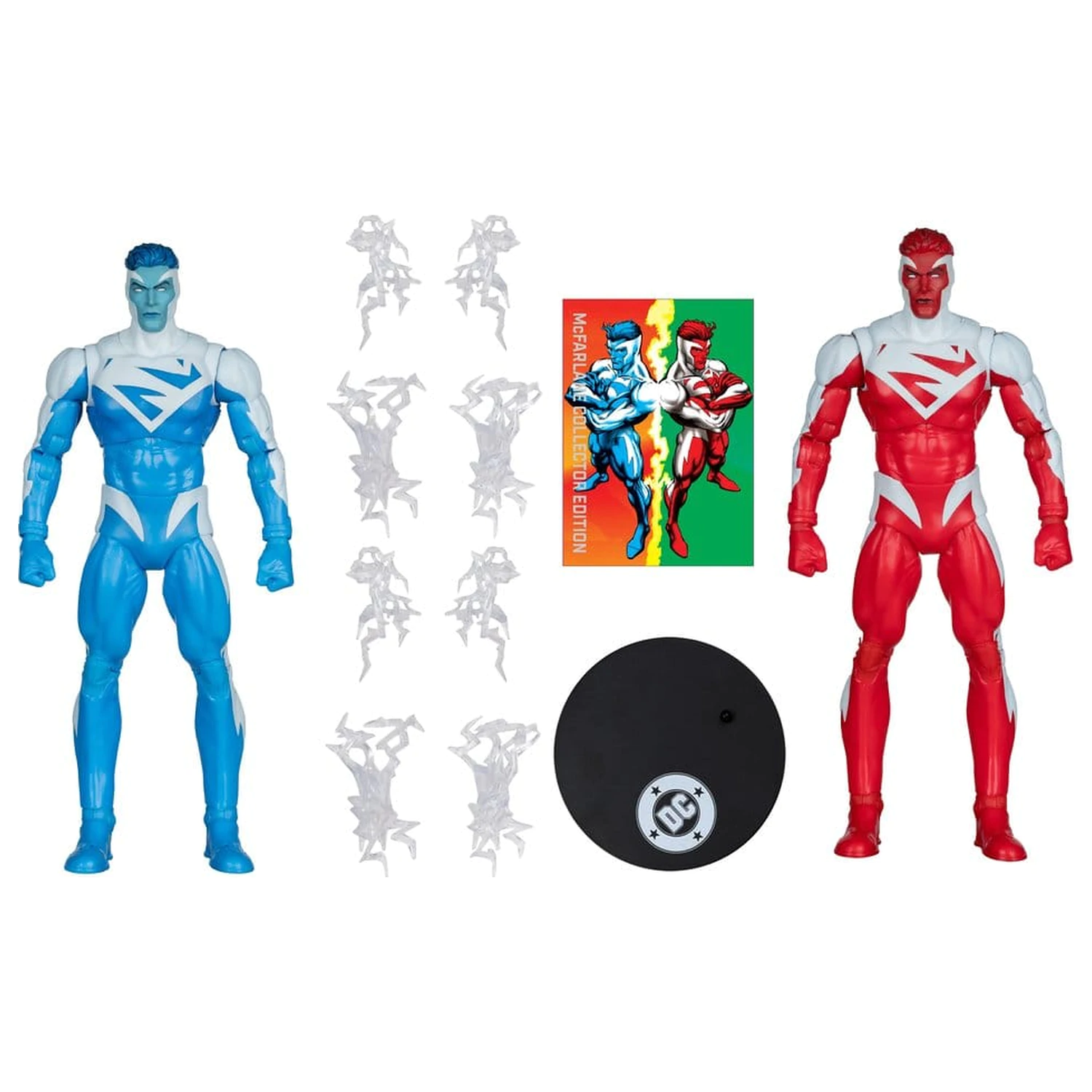 DC Multiverse Action Figures Pachet de 2 figurine de acțiune Superman Blue vs. Superman Red (Gold Label) 18 cm poza produsului
