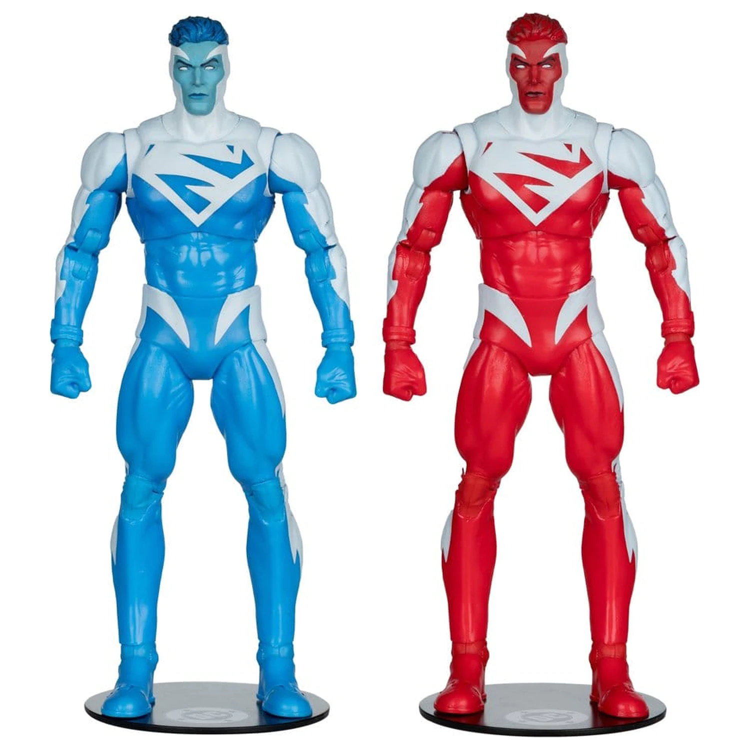 DC Multiverse Action Figures Pachet de 2 figurine de acțiune Superman Blue vs. Superman Red (Gold Label) 18 cm poza produsului