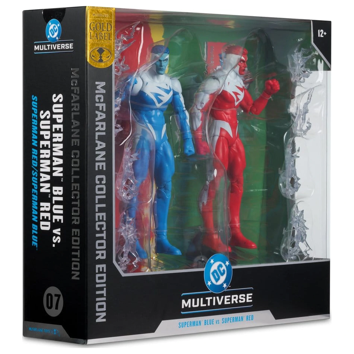 DC Multiverse Action Figures Pachet de 2 figurine de acțiune Superman Blue vs. Superman Red (Gold Label) 18 cm poza produsului