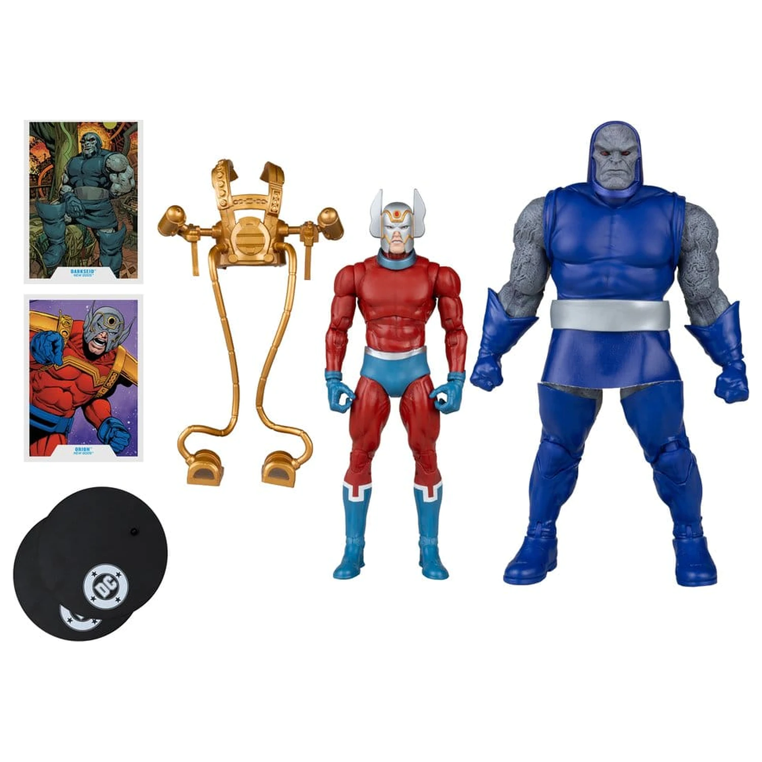 DC Multiverse figurine de actiune pachet de 2 Darkseid vs Orion (New Gods) 18 cm poza produsului
