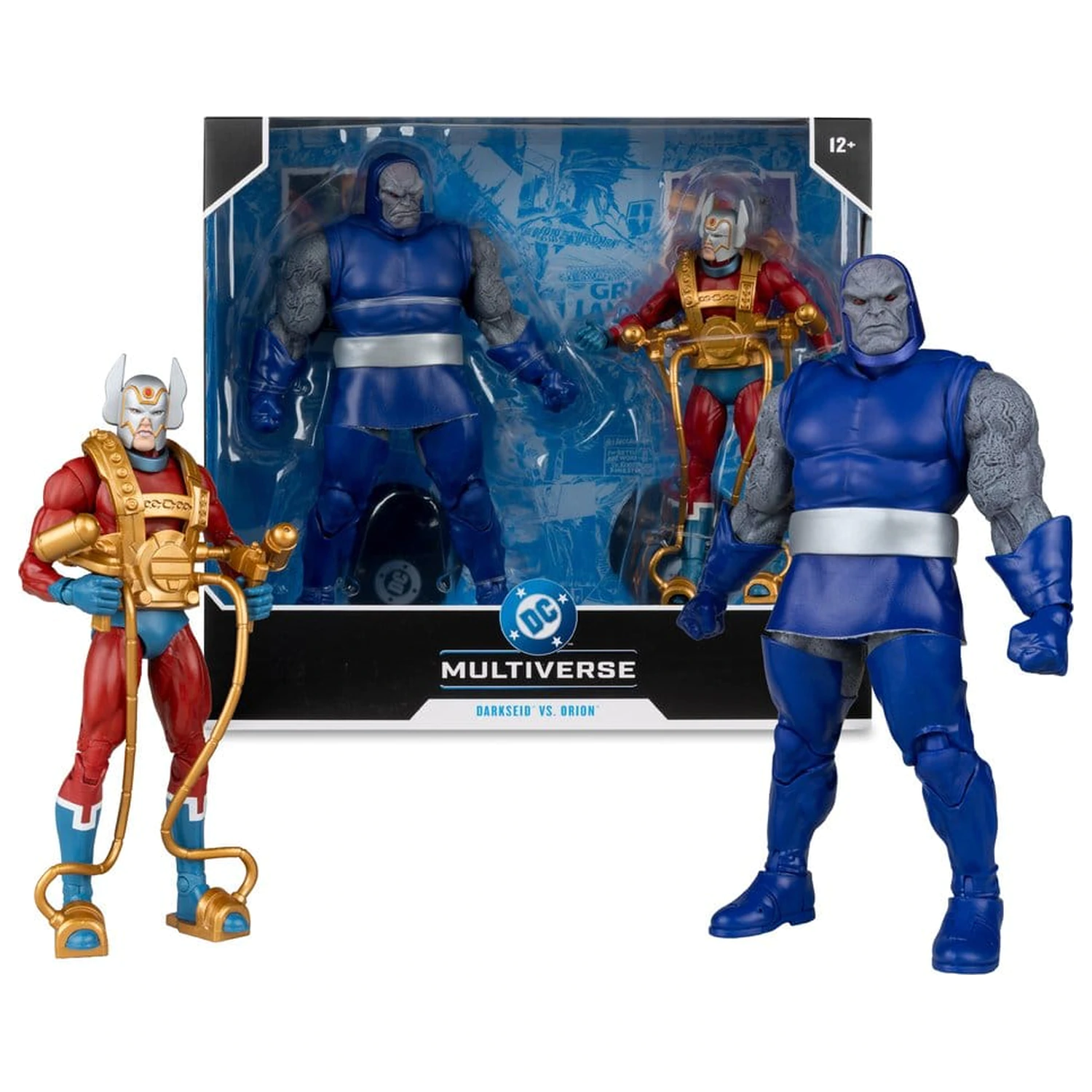 DC Multiverse figurine de actiune pachet de 2 Darkseid vs Orion (New Gods) 18 cm poza produsului