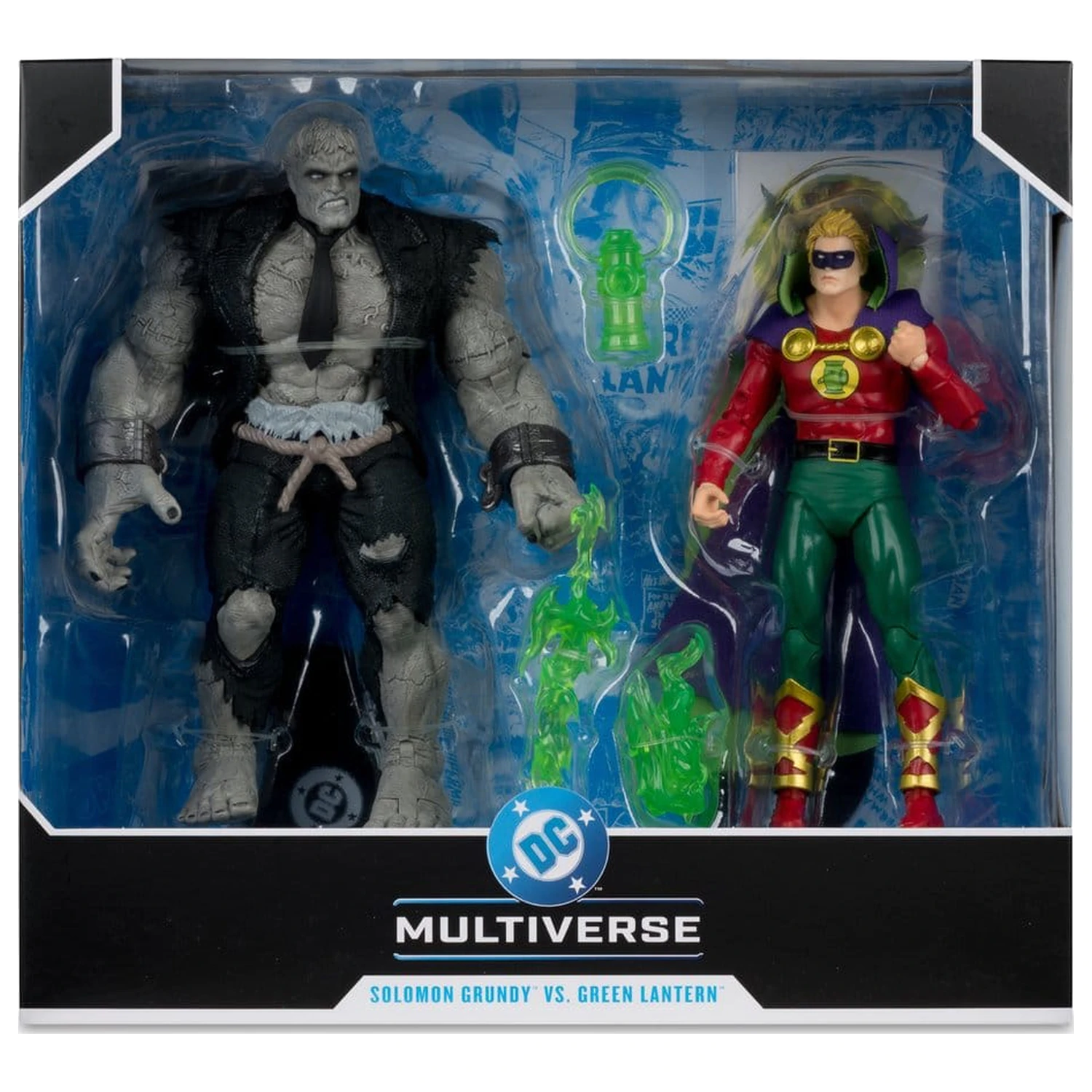 DC Multiverse Action Figures Pachet de 2 figurine Solomon Grundy vs Green Lantern poza produsului