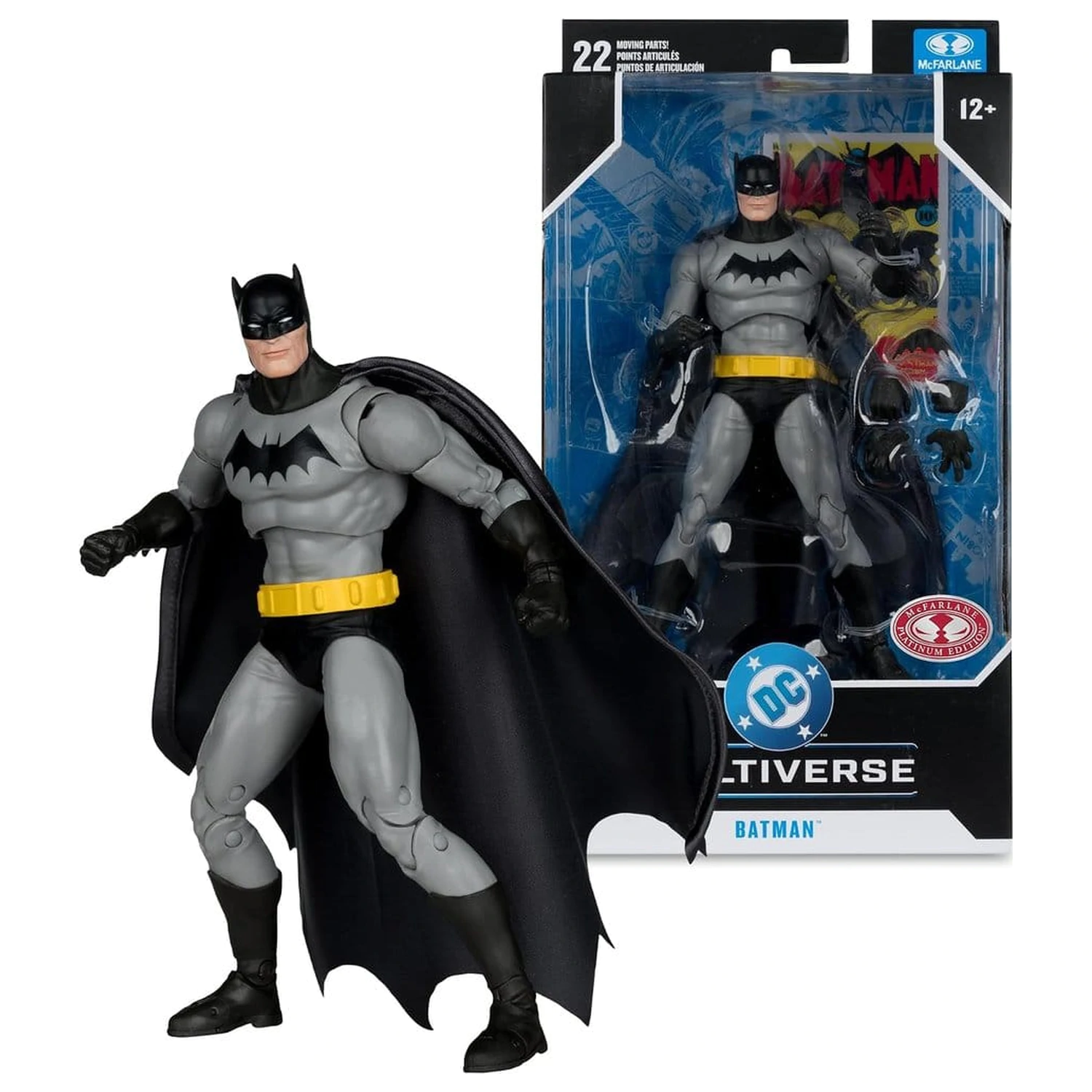 DC Multiverse Action Figure Batman (Batman #1) 18 cm (Platinum Edition) poza produsului