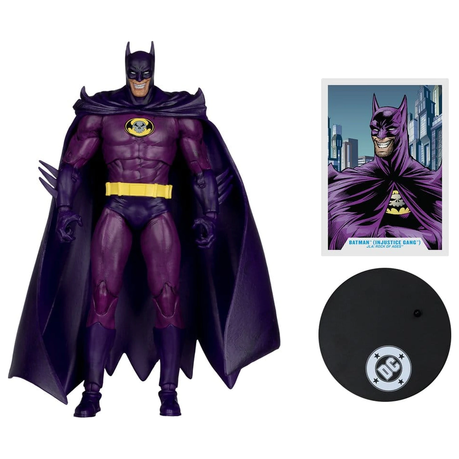 DC Multiverse figurina de actiune Batman (Injustice Gang) (JLA: Rock of Ages) (Red Platinum Edtion) 18 cm poza produsului