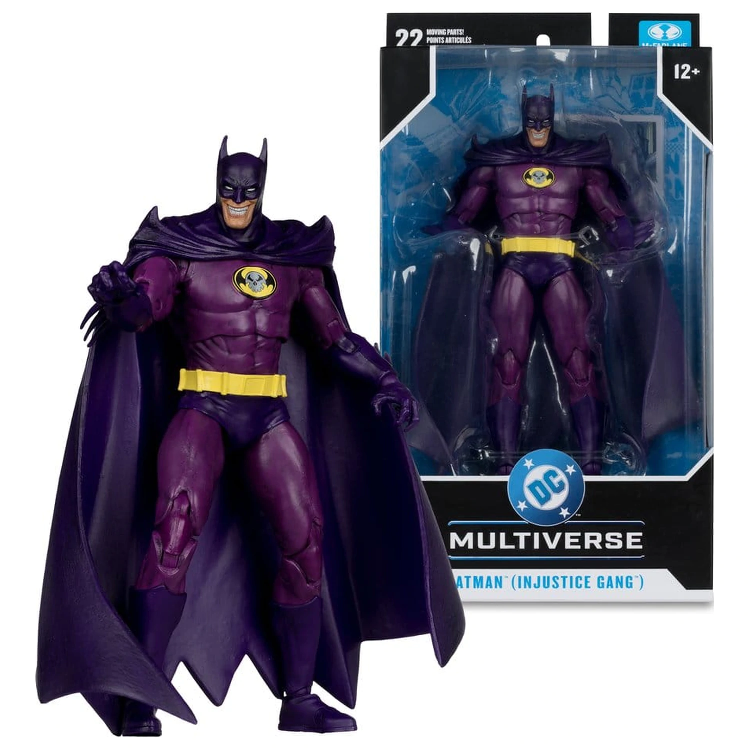 DC Multiverse figurina de actiune Batman (Injustice Gang) (JLA: Rock of Ages) (Red Platinum Edtion) 18 cm poza produsului