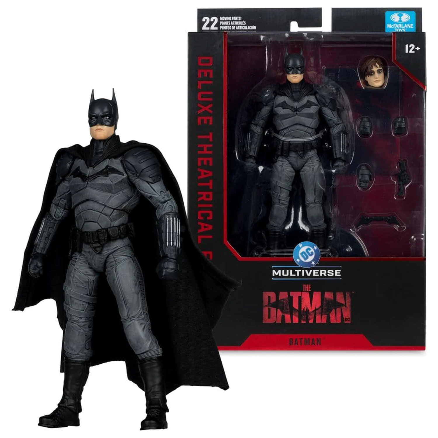 DC Multiverse Figurina de actiune Batman (The Batman) Deluxe Theatrical Edition 18 cm poza produsului