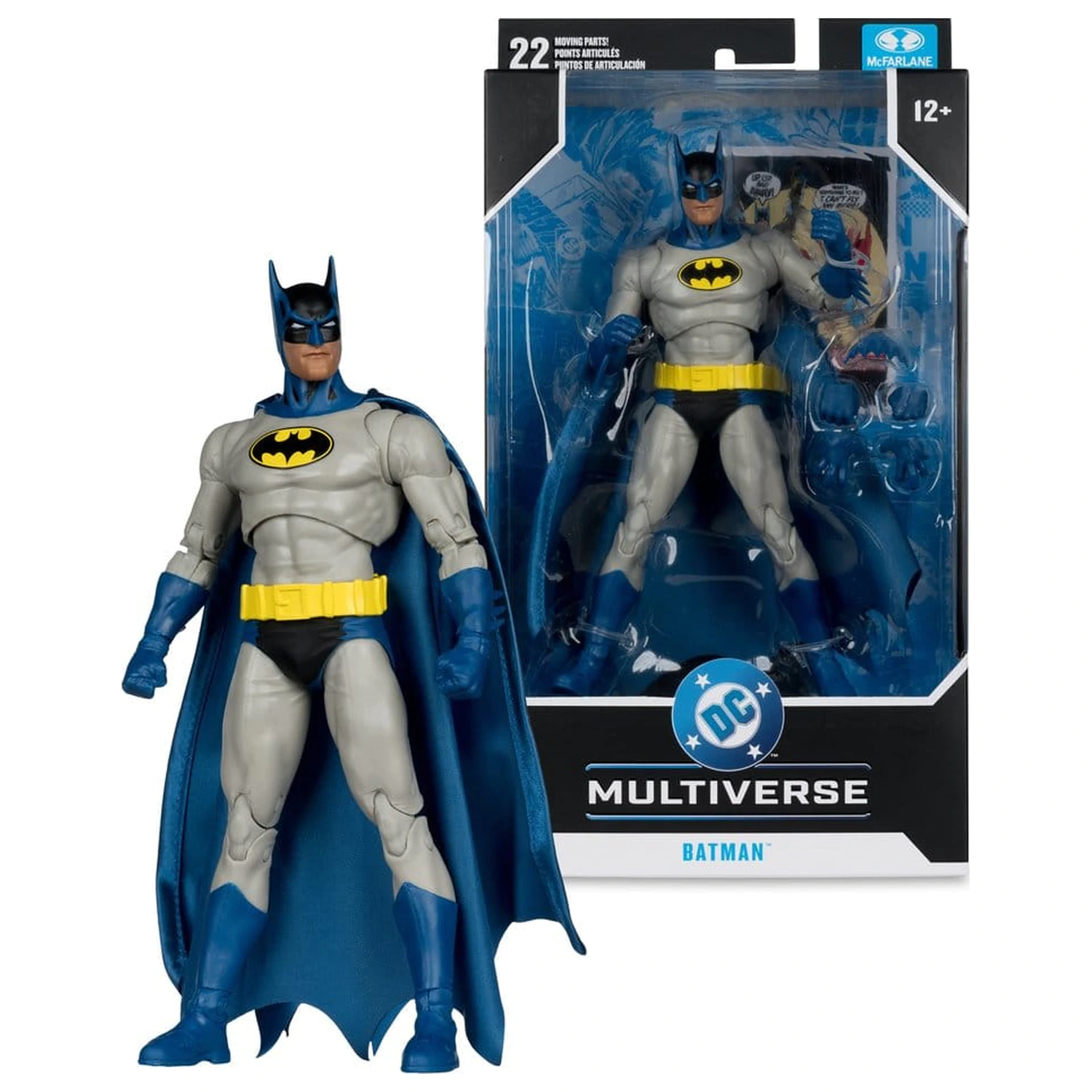 DC Multiverse Figurina de actiune Batman (World's Finest) 19 cm poza produsului