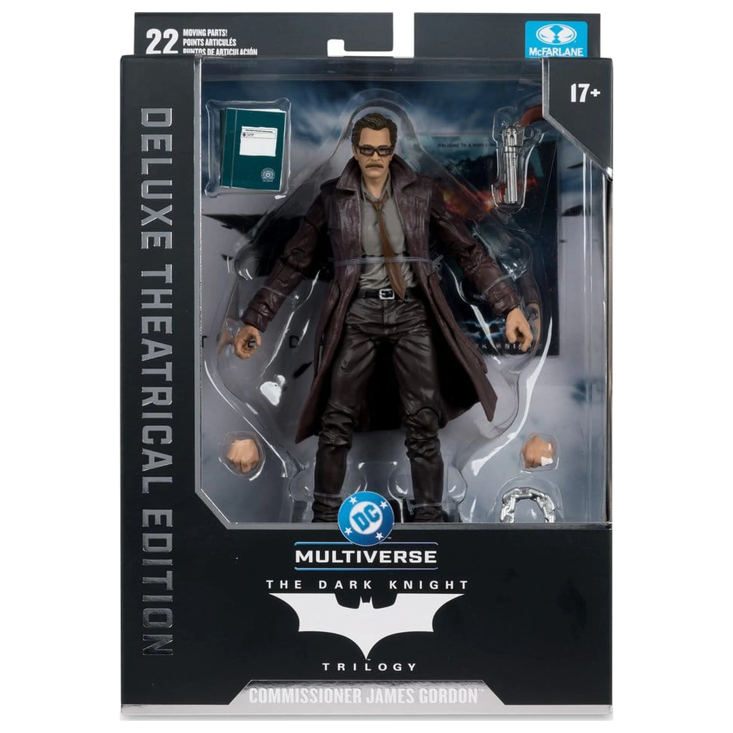 DC Multiverse Figurina de actiune Commissioner James Gordon (The Dark Knight Trilogy) Deluxe Theatrical Edition 18 cm poza produsului