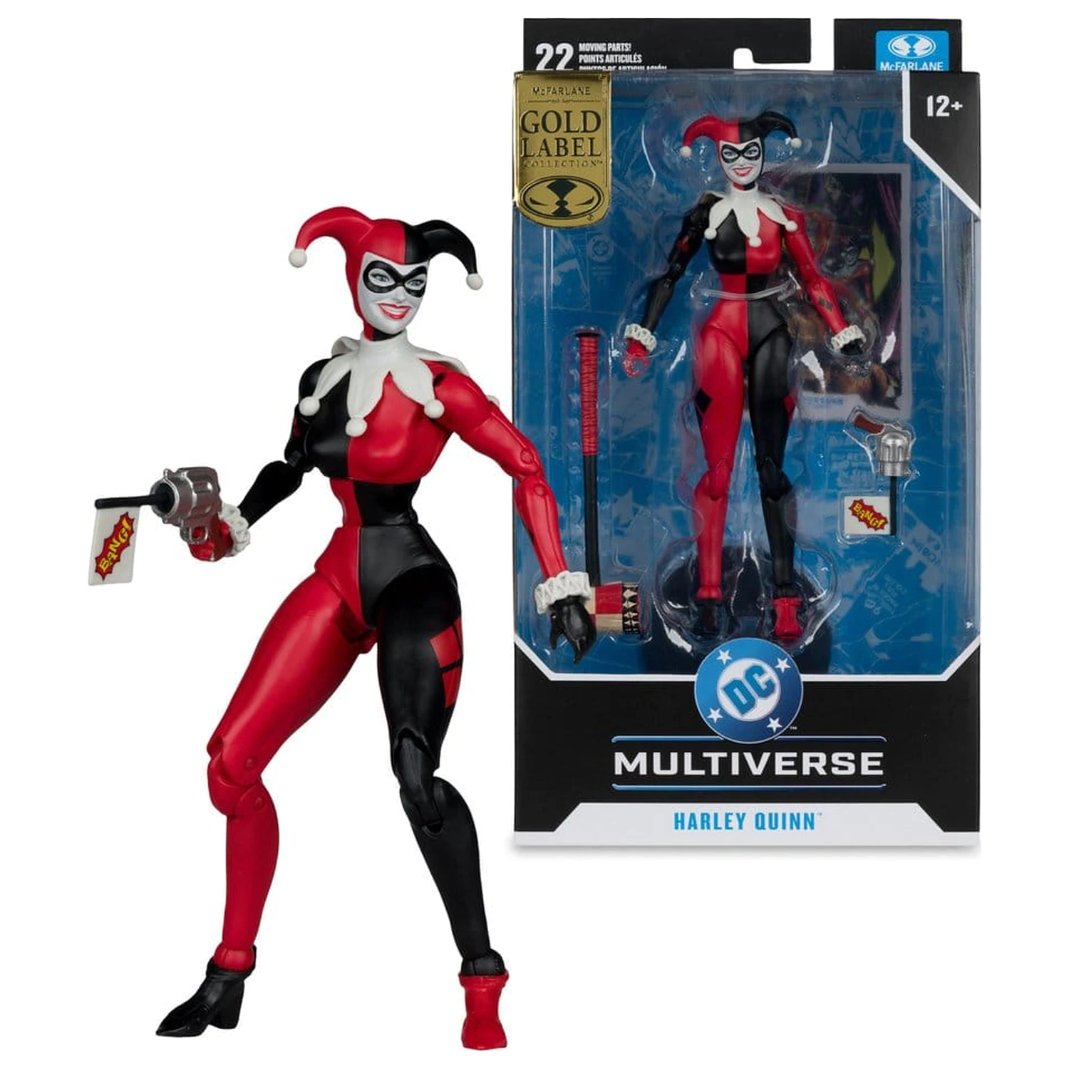DC Multiverse Figurina de acțiune Harley Quinn (DC Classic) (Gold Label) 18 cm poza produsului