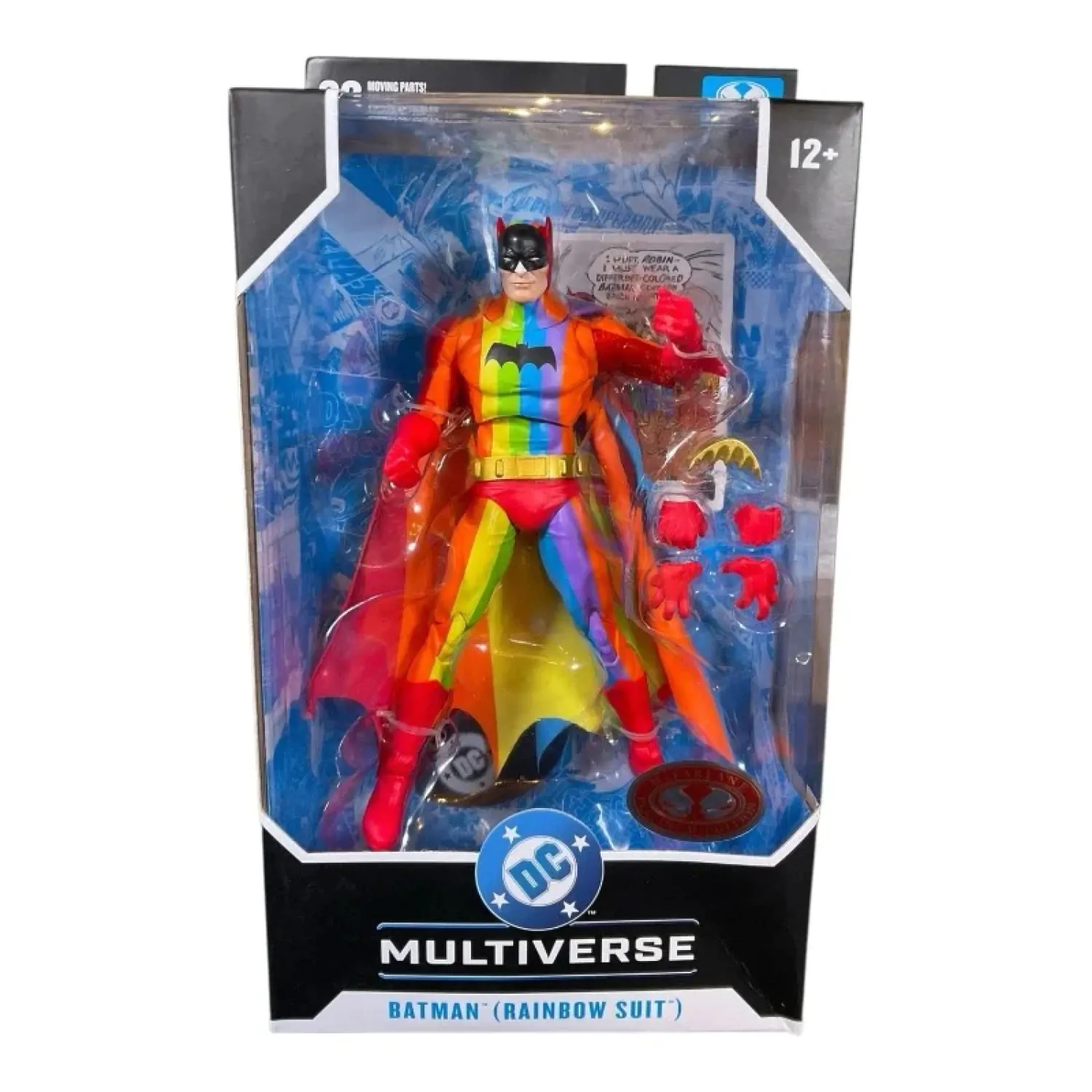 DC Multiverse Figurina de acțiune Rainbow Batman (CHASE) 18 cm poza produsului