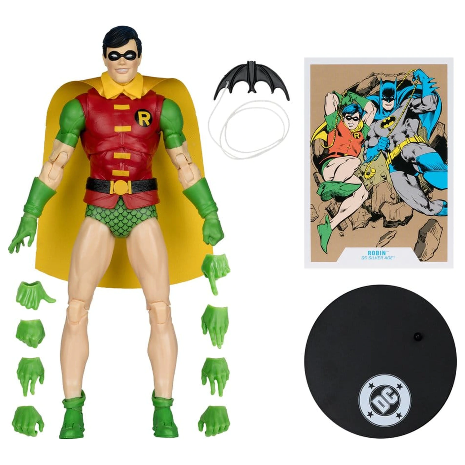 DC Multiverse Action Figure Robin (Silver Age) (Gold Label) 17 cm poza produsului