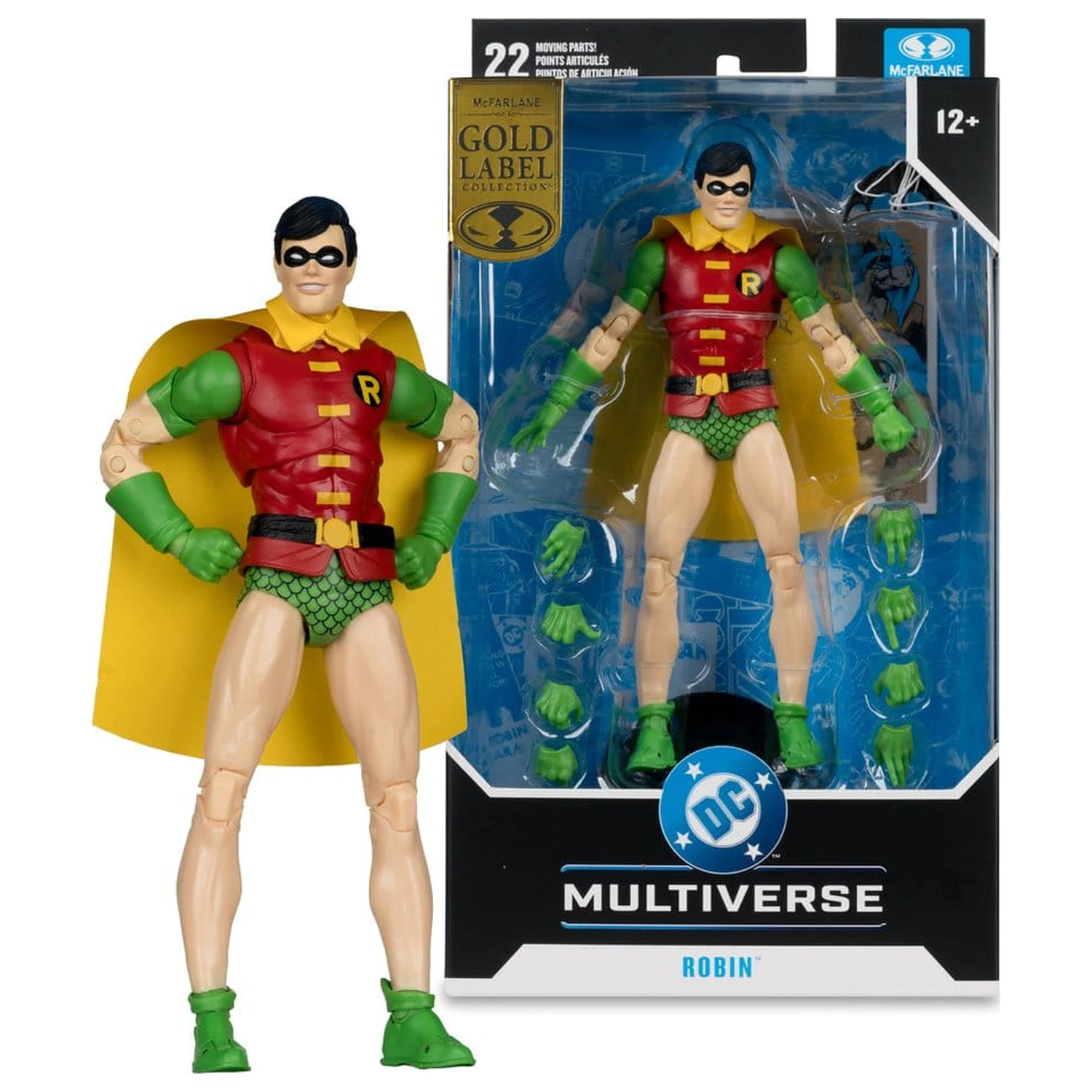DC Multiverse Action Figure Robin (Silver Age) (Gold Label) 17 cm poza produsului