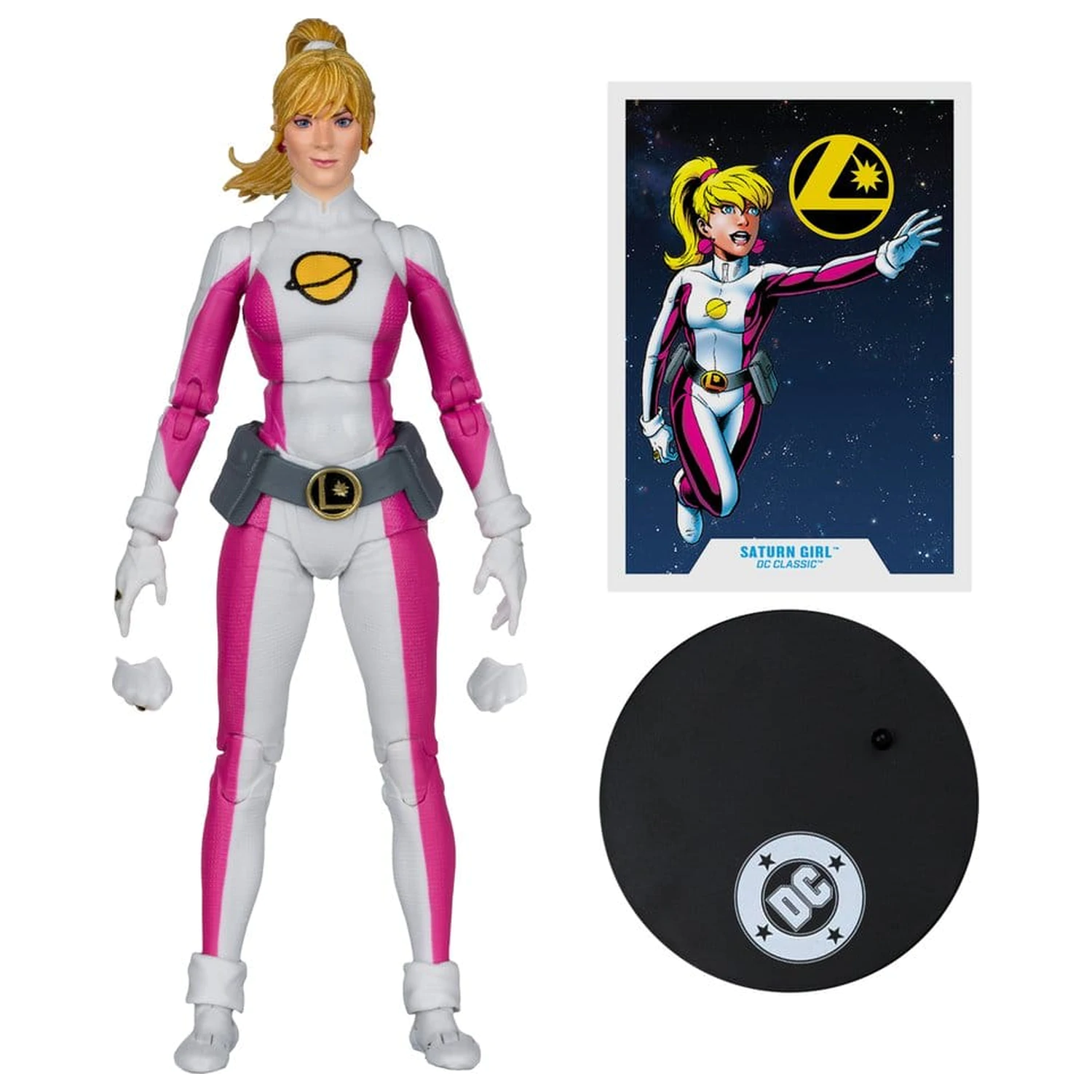 DC Multiverse Figurina de acțiune Saturn Girl (DC Classic) (Red Platinum Edition) 18 cm poza produsului