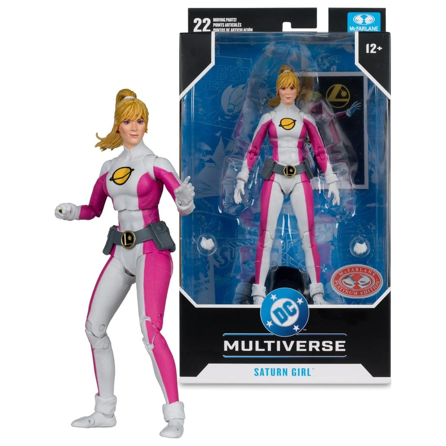 DC Multiverse Figurina de acțiune Saturn Girl (DC Classic) (Red Platinum Edition) 18 cm poza produsului