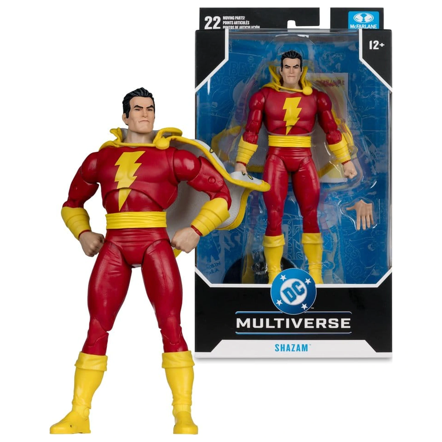 Figurina de actiune DC Multiverse Shazem (Power of Shazam) 19 cm poza produsului